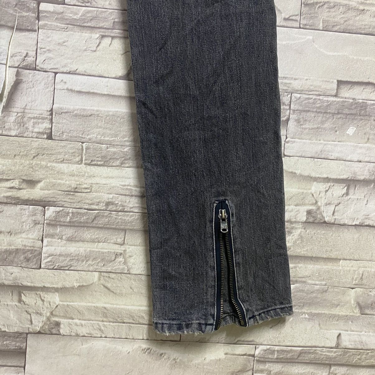 Japanese Brand RICO Black Denim Slim-Fit Jeans Hedi Slimane Size US 31 - 15 Thumbnail