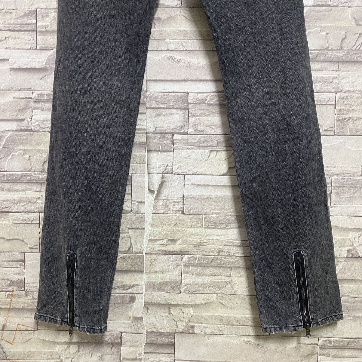 Japanese Brand RICO Black Denim Slim-Fit Jeans Hedi Slimane Size US 31 - 13 Thumbnail