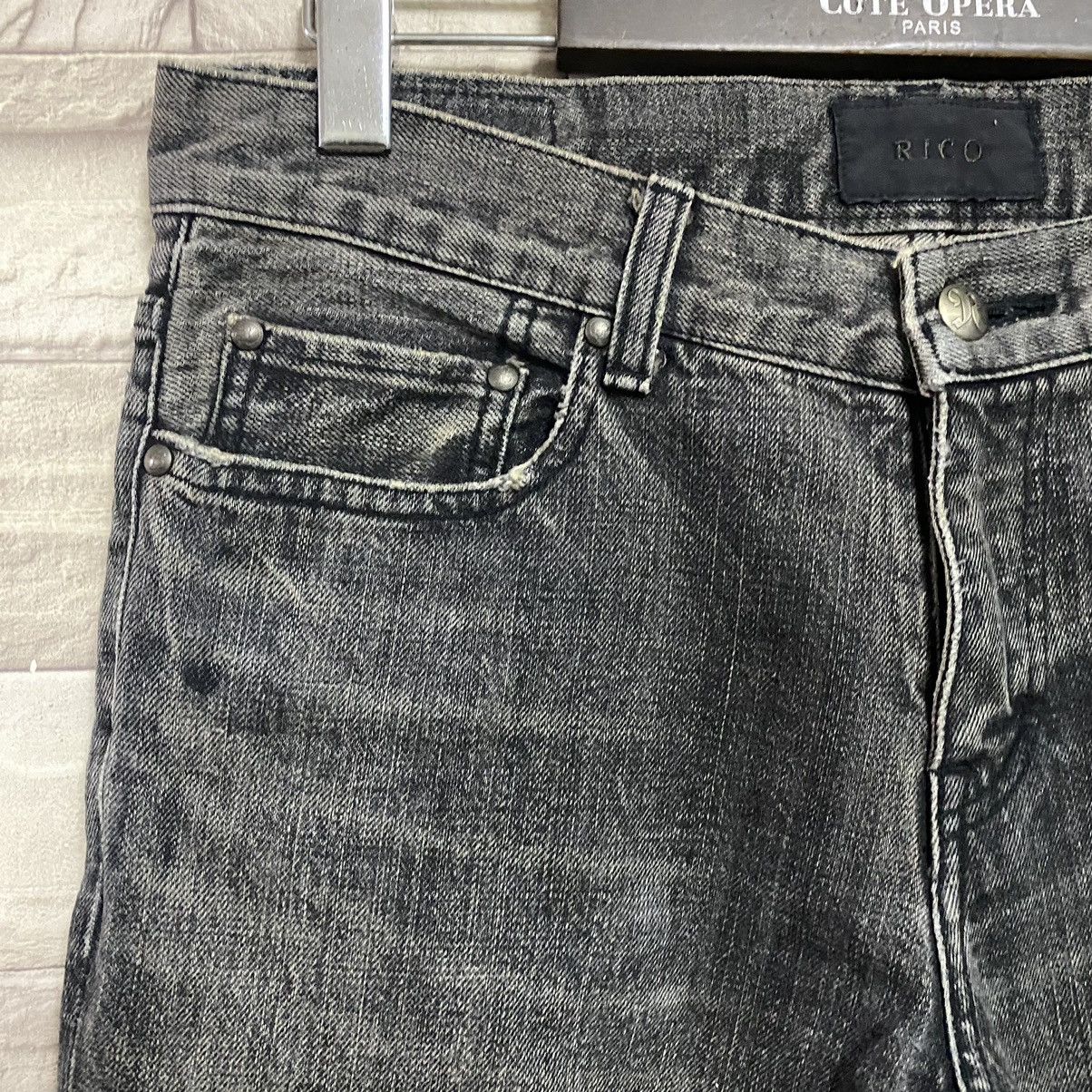 Japanese Brand RICO Black Denim Slim-Fit Jeans Hedi Slimane Size US 31 - 5 Thumbnail
