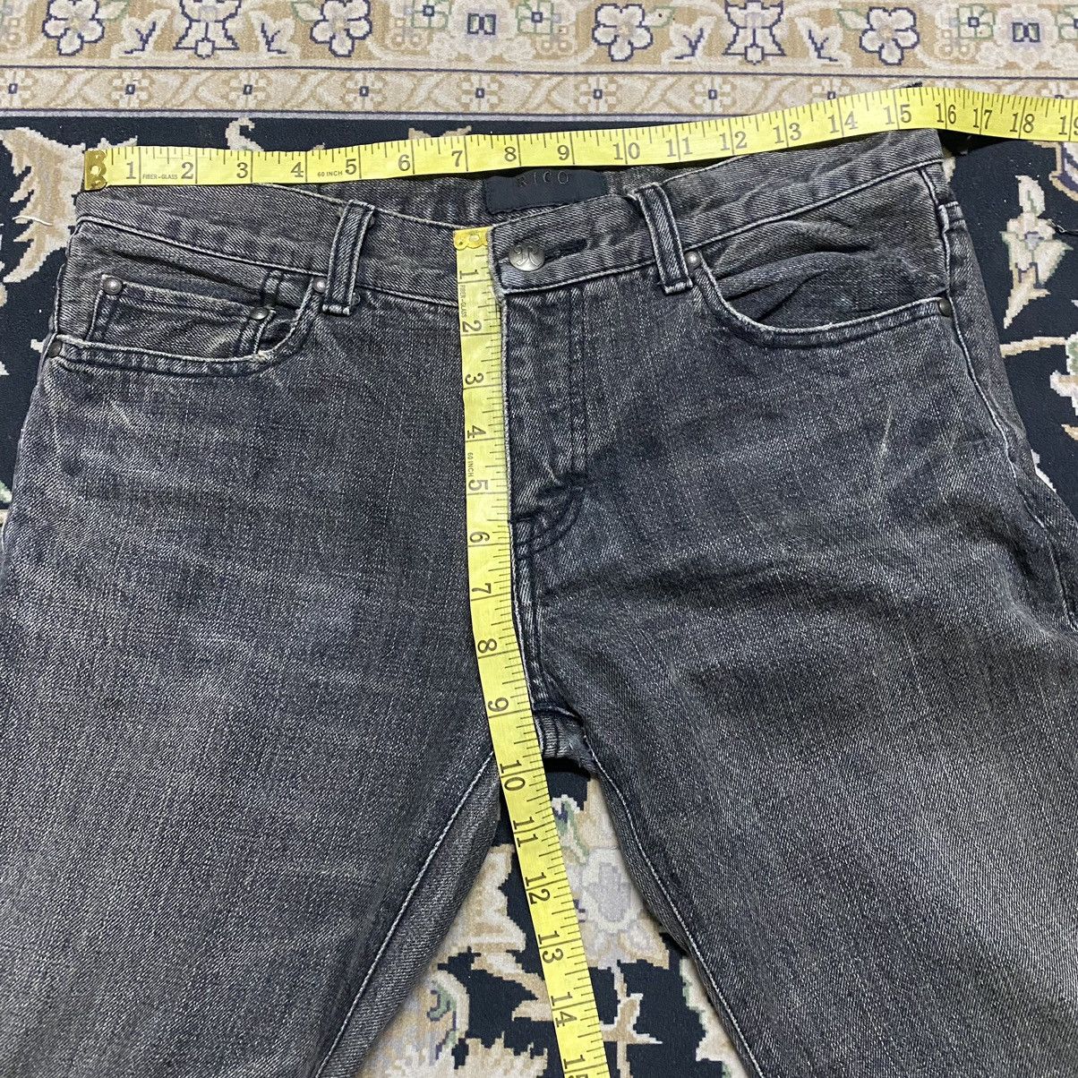 Japanese Brand RICO Black Denim Slim-Fit Jeans Hedi Slimane Size US 31 - 19 Thumbnail