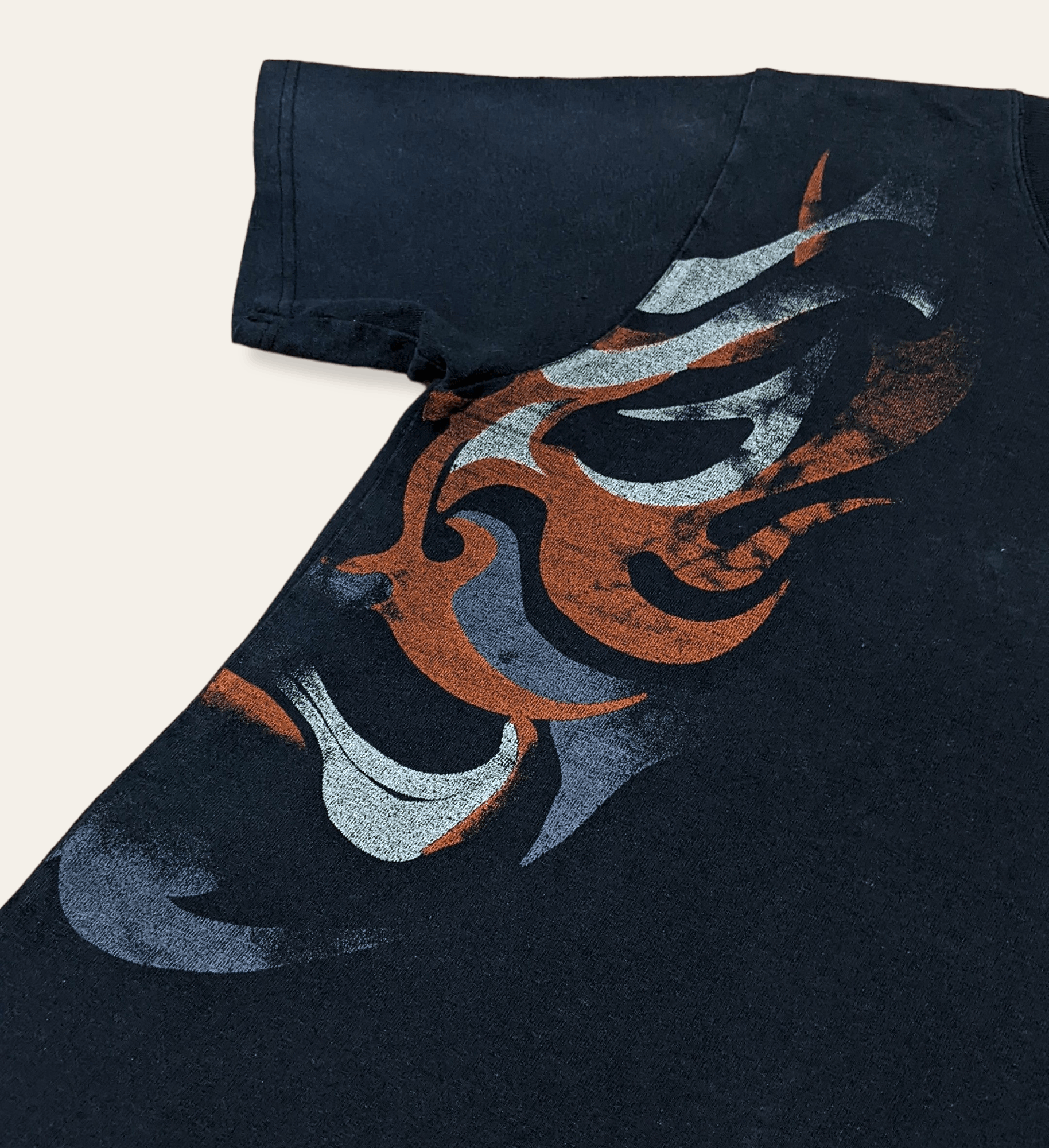 Japanese Brand × Vintage Vintage Sukajan Samurai Ninja Mask Anime Style T shirt Size US M / EU 48-50 / 2 - 4 Thumbnail