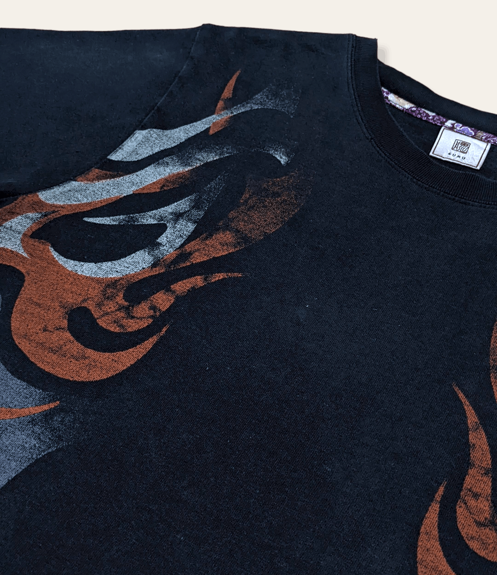 Japanese Brand × Vintage Vintage Sukajan Samurai Ninja Mask Anime Style T shirt Size US M / EU 48-50 / 2 - 13 Thumbnail