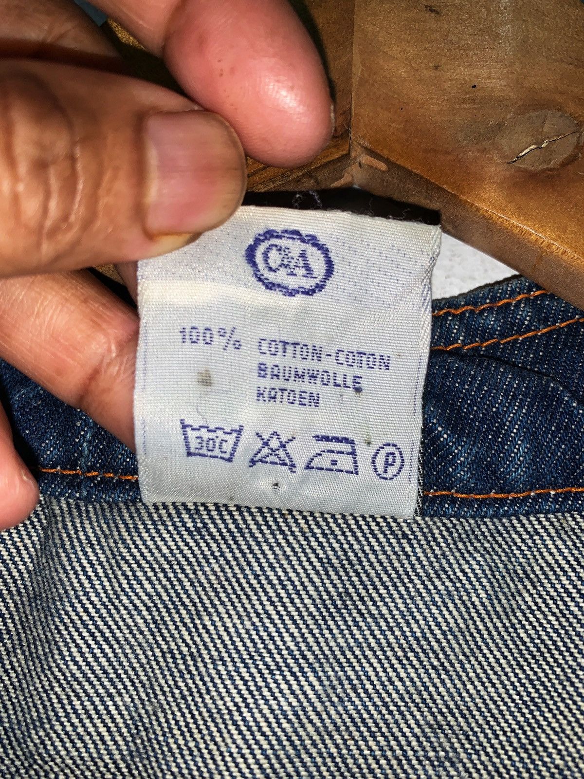C&A × Vintage Vintage NEW FAST C&A Snap Buttons Denim Bomber. Size US S / EU 44-46 / 1 - 10 Thumbnail