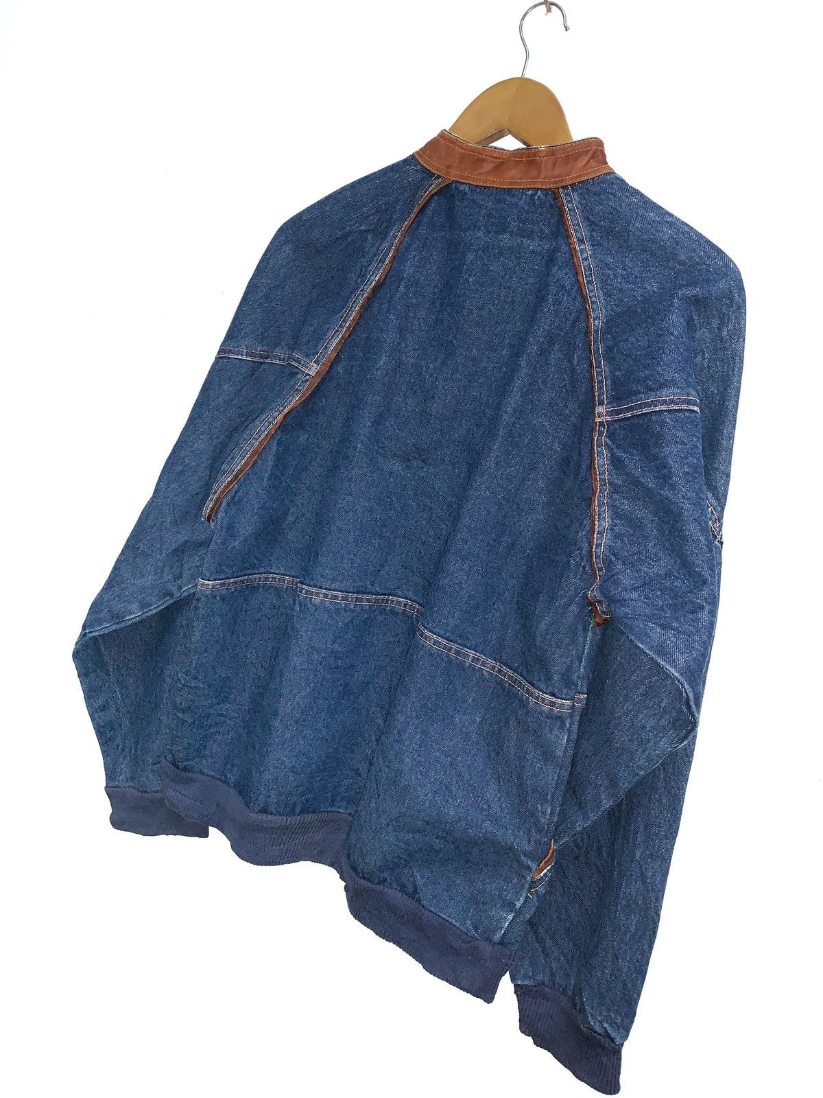 C&A × Vintage Vintage NEW FAST C&A Snap Buttons Denim Bomber. Size US S / EU 44-46 / 1 - 6 Thumbnail