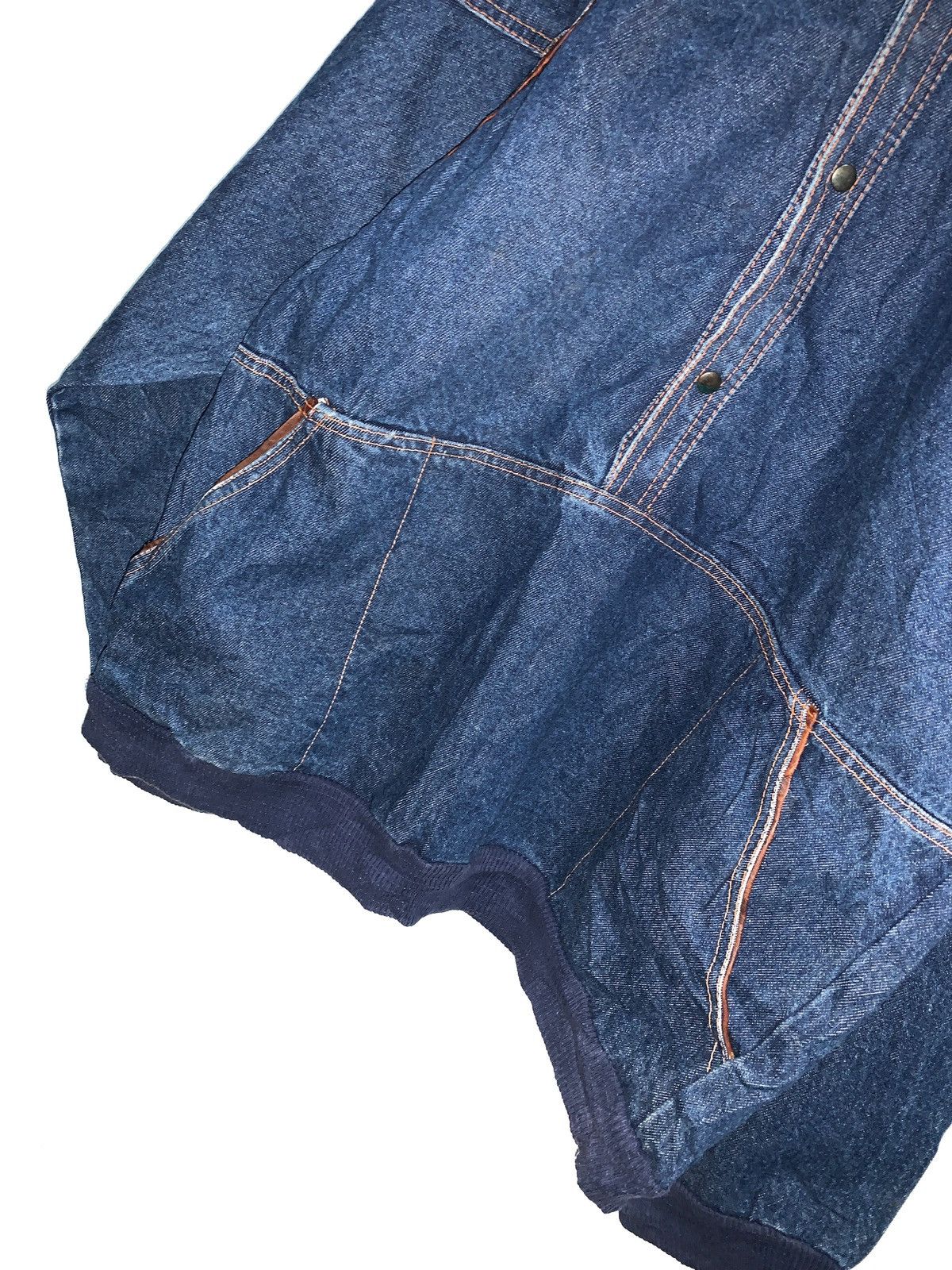 C&A × Vintage Vintage NEW FAST C&A Snap Buttons Denim Bomber. Size US S / EU 44-46 / 1 - 5 Thumbnail