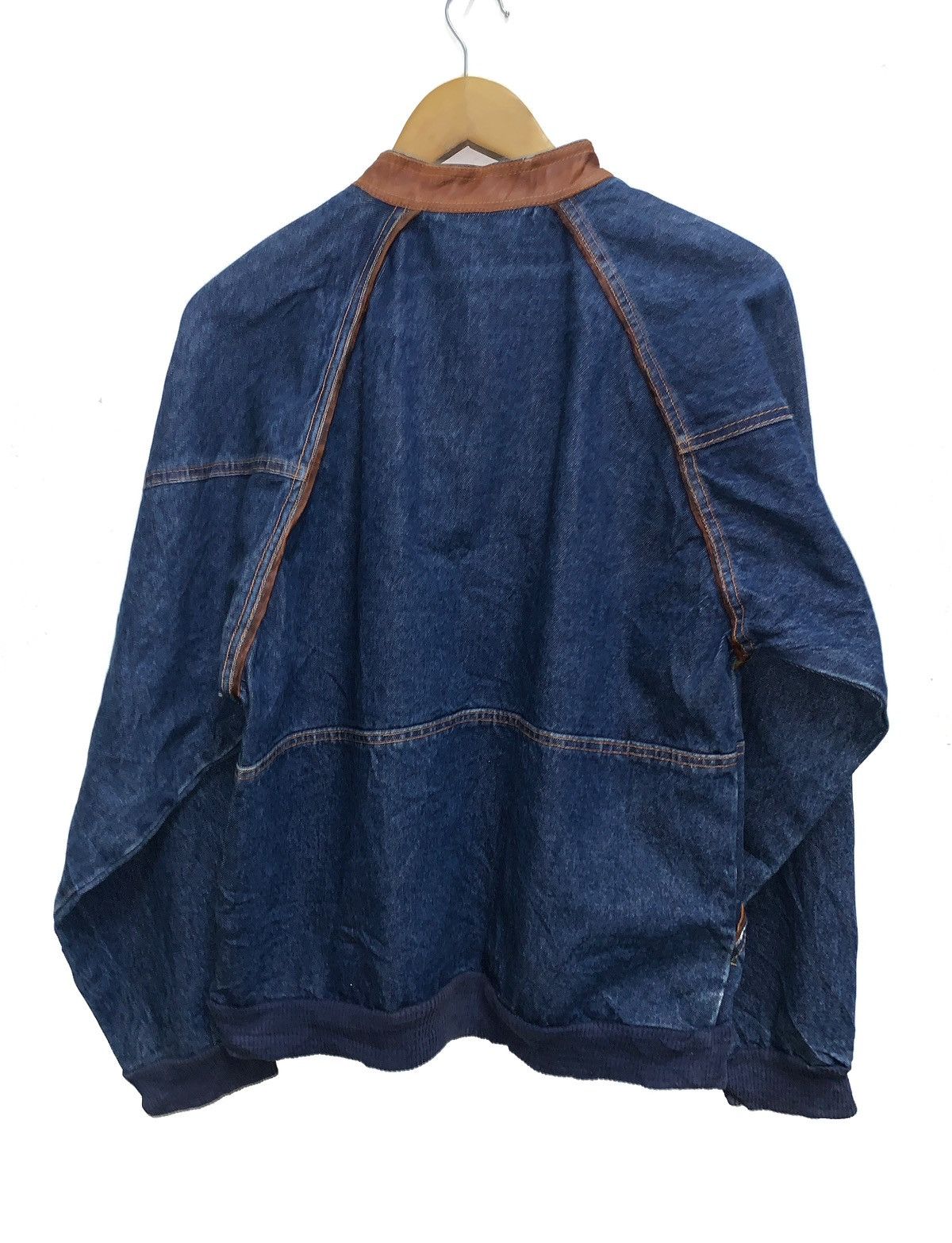 C&A × Vintage Vintage NEW FAST C&A Snap Buttons Denim Bomber. Size US S / EU 44-46 / 1 - 7 Thumbnail