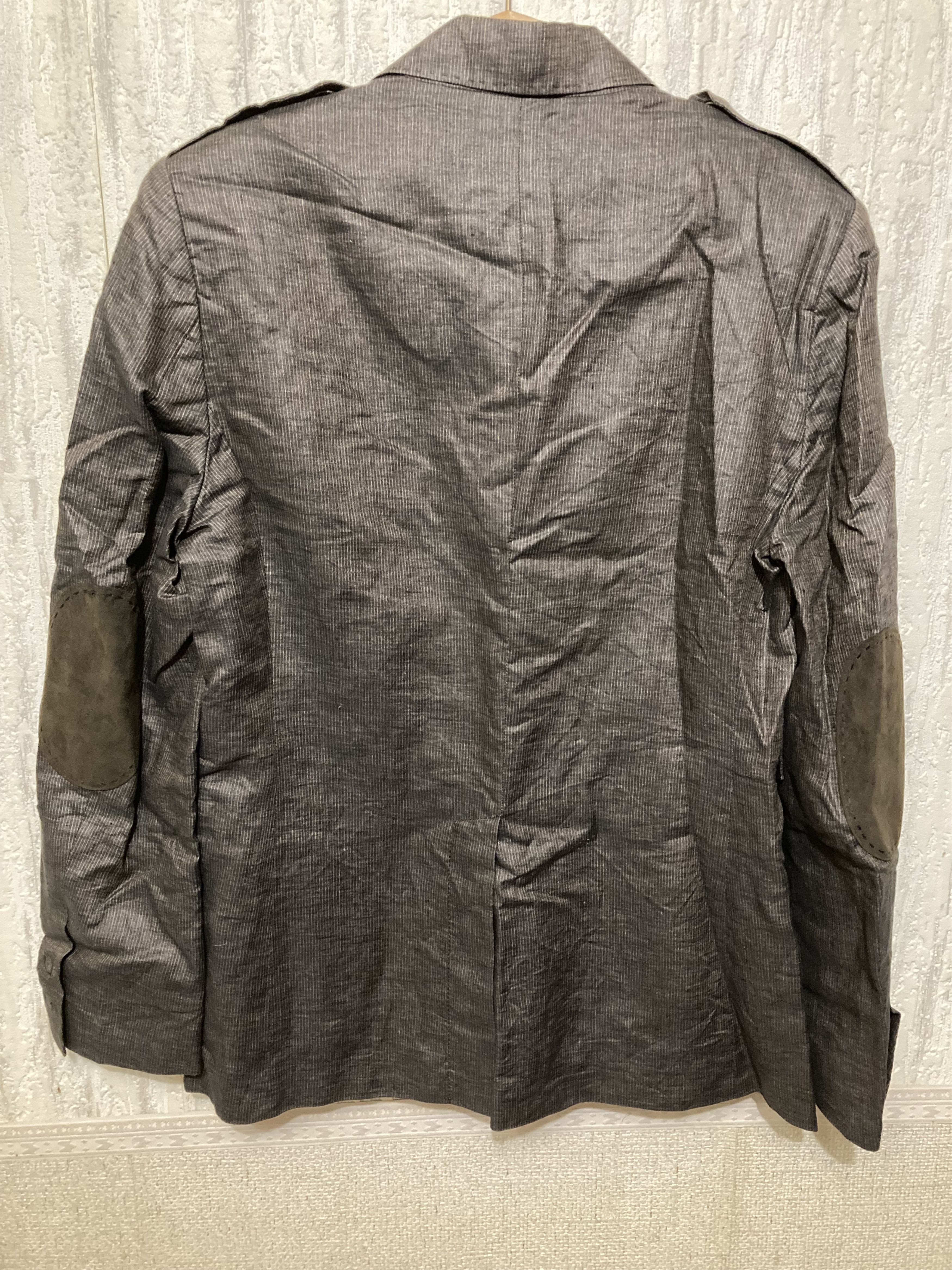 Dirk Bikkembergs × Vintage Dirk Bikkembergs x Vintage Linen Light Blazer x Luxury Size US M / EU 48-50 / 2 - 2 Thumbnail
