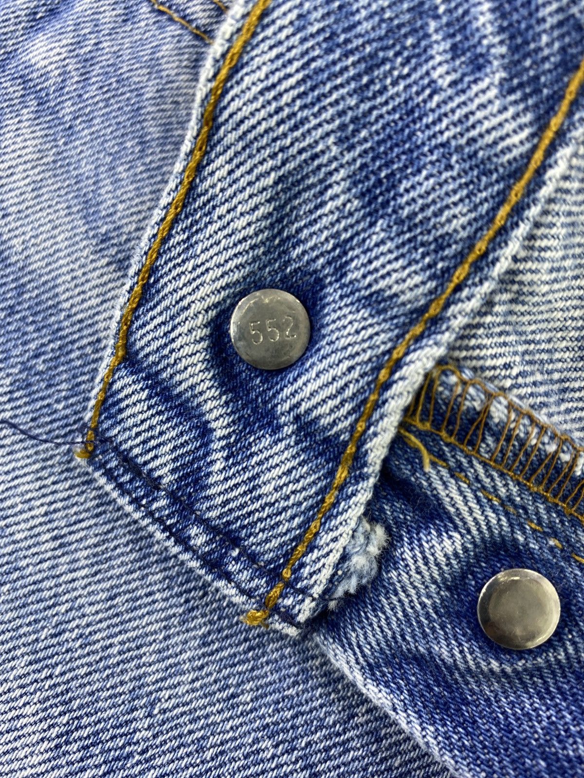 Jean × Levi's × Vintage Vintage 90s Levis 501 Distressed Blue Wash Jeans - JK07 Size US 28 / EU 44 - 4 Thumbnail