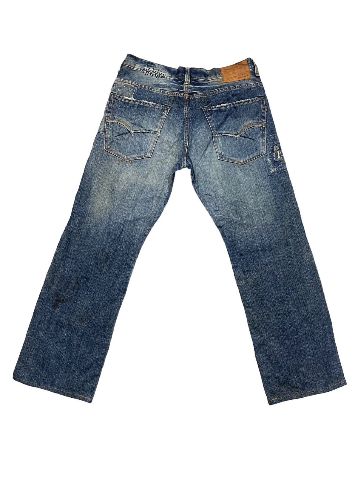 Kapital JAPAN BRAND BARTACK PATCHWORK DESIGN Size US 34 / EU 50 - 4 Thumbnail