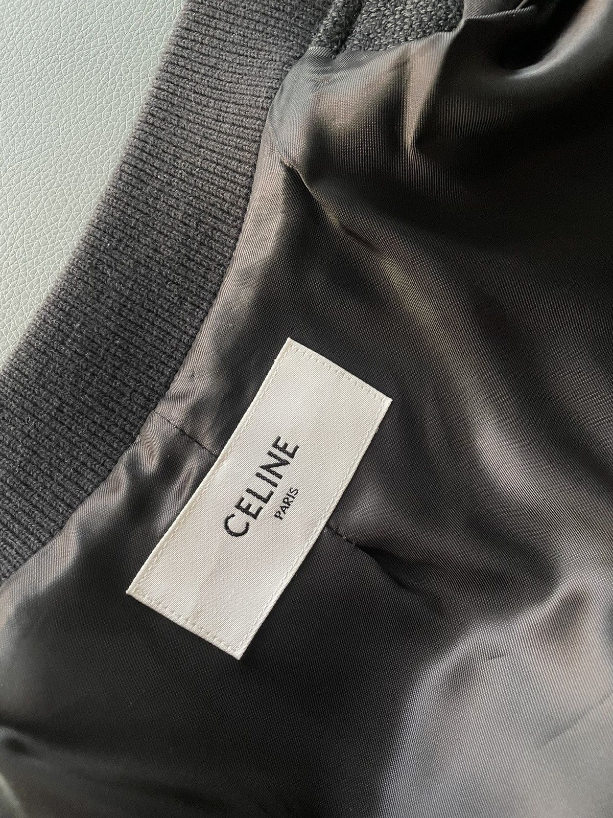 Celine × Hedi Slimane Celine Hedi Slimane Super Runway Leather Teddy Jacket Size US L / EU 52-54 / 3 - 9 Thumbnail