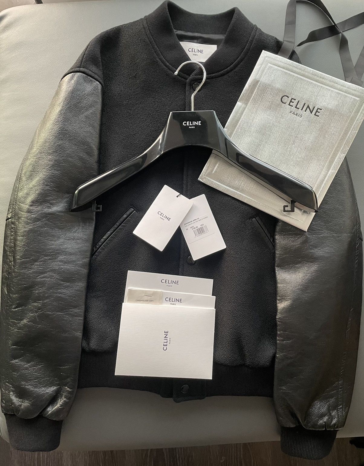 Celine × Hedi Slimane Celine Hedi Slimane Super Runway Leather Teddy Jacket Size US L / EU 52-54 / 3 - 14 Thumbnail