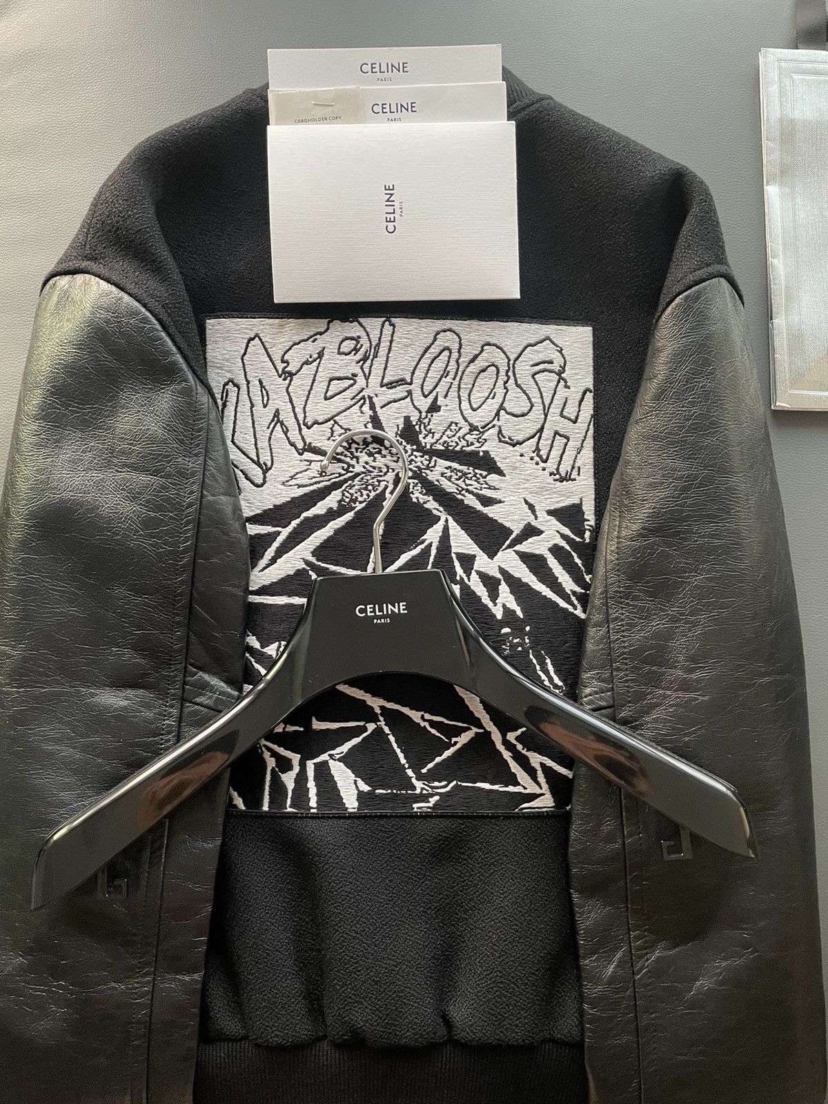Celine × Hedi Slimane Celine Hedi Slimane Super Runway Leather Teddy Jacket Size US L / EU 52-54 / 3 - 16 Thumbnail