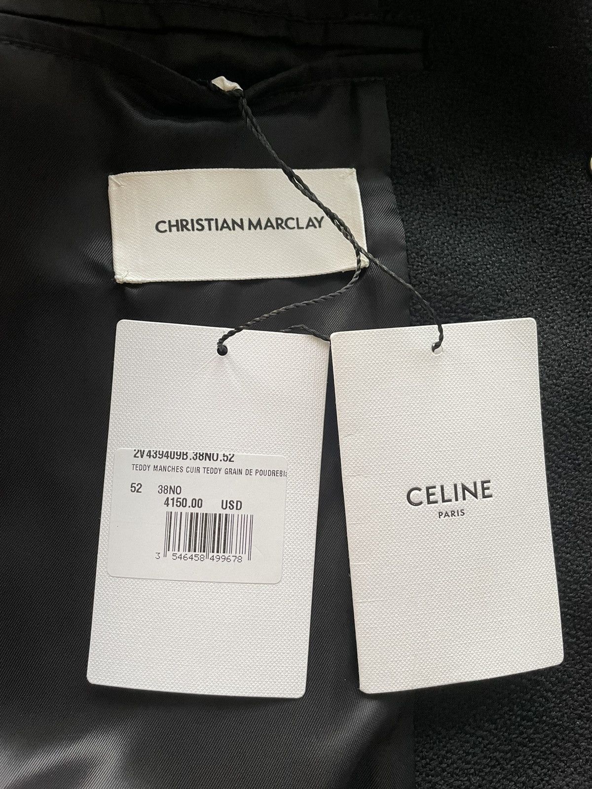 Celine × Hedi Slimane Celine Hedi Slimane Super Runway Leather Teddy Jacket Size US L / EU 52-54 / 3 - 7 Thumbnail
