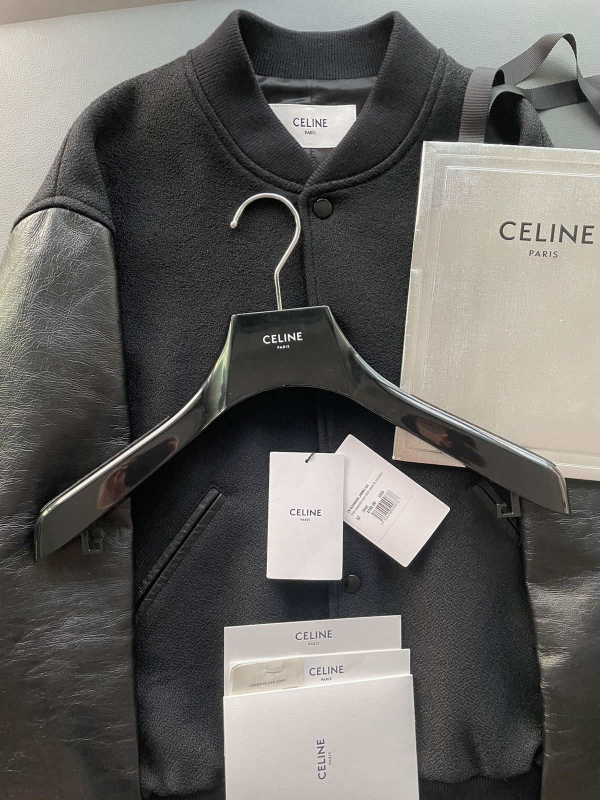 Celine × Hedi Slimane Celine Hedi Slimane Super Runway Leather Teddy Jacket Size US L / EU 52-54 / 3 - 3 Thumbnail