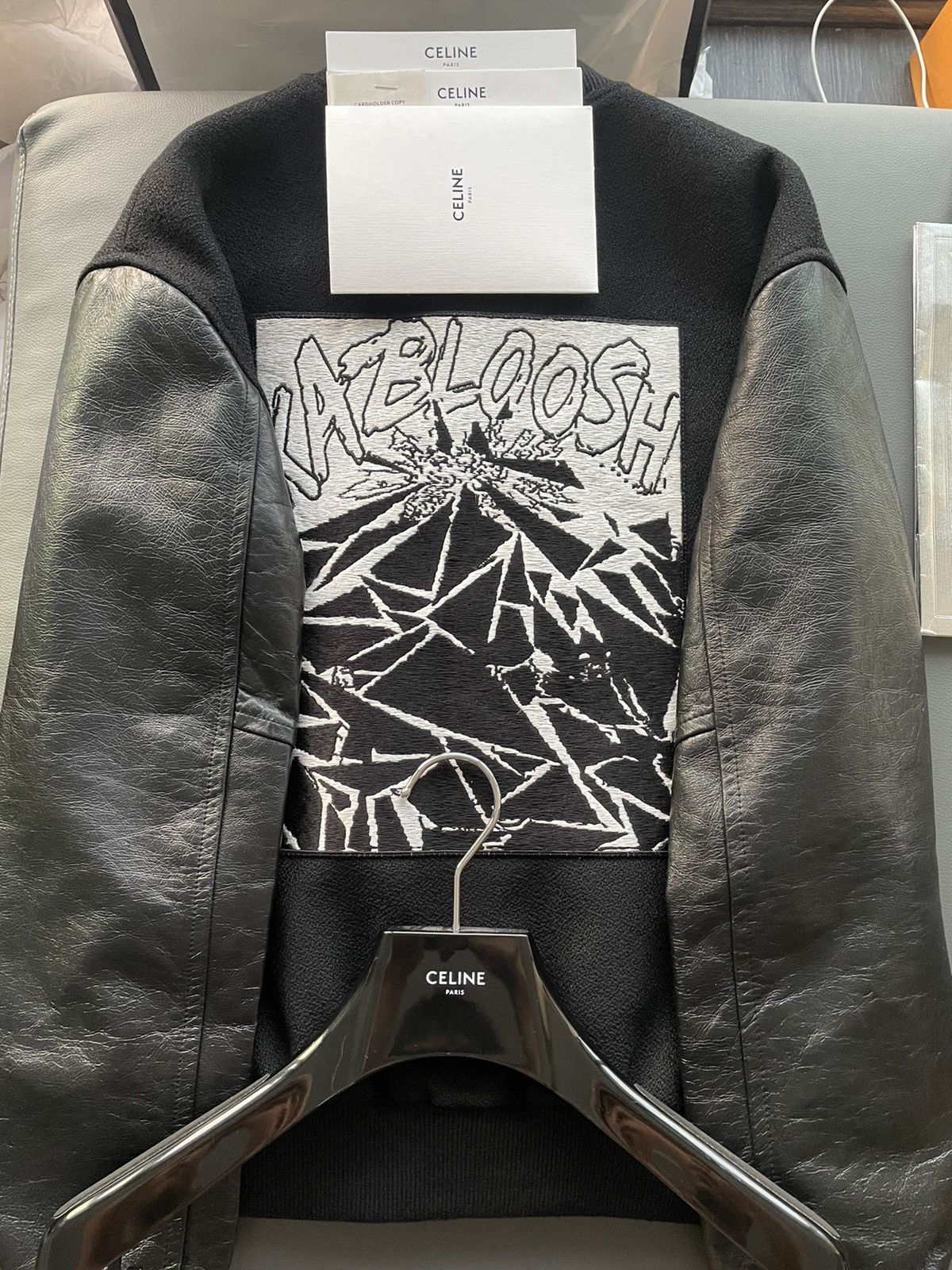 Celine × Hedi Slimane Celine Hedi Slimane Super Runway Leather Teddy Jacket Size US L / EU 52-54 / 3 - 6 Thumbnail