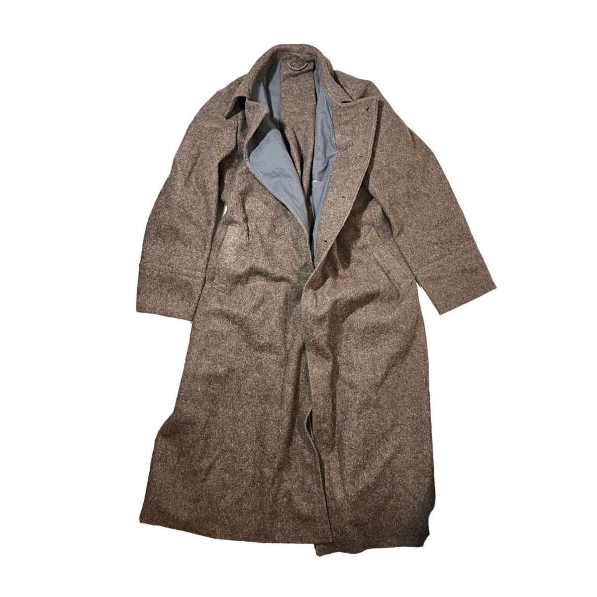 Vintage Cold War Era Military Trench Coat