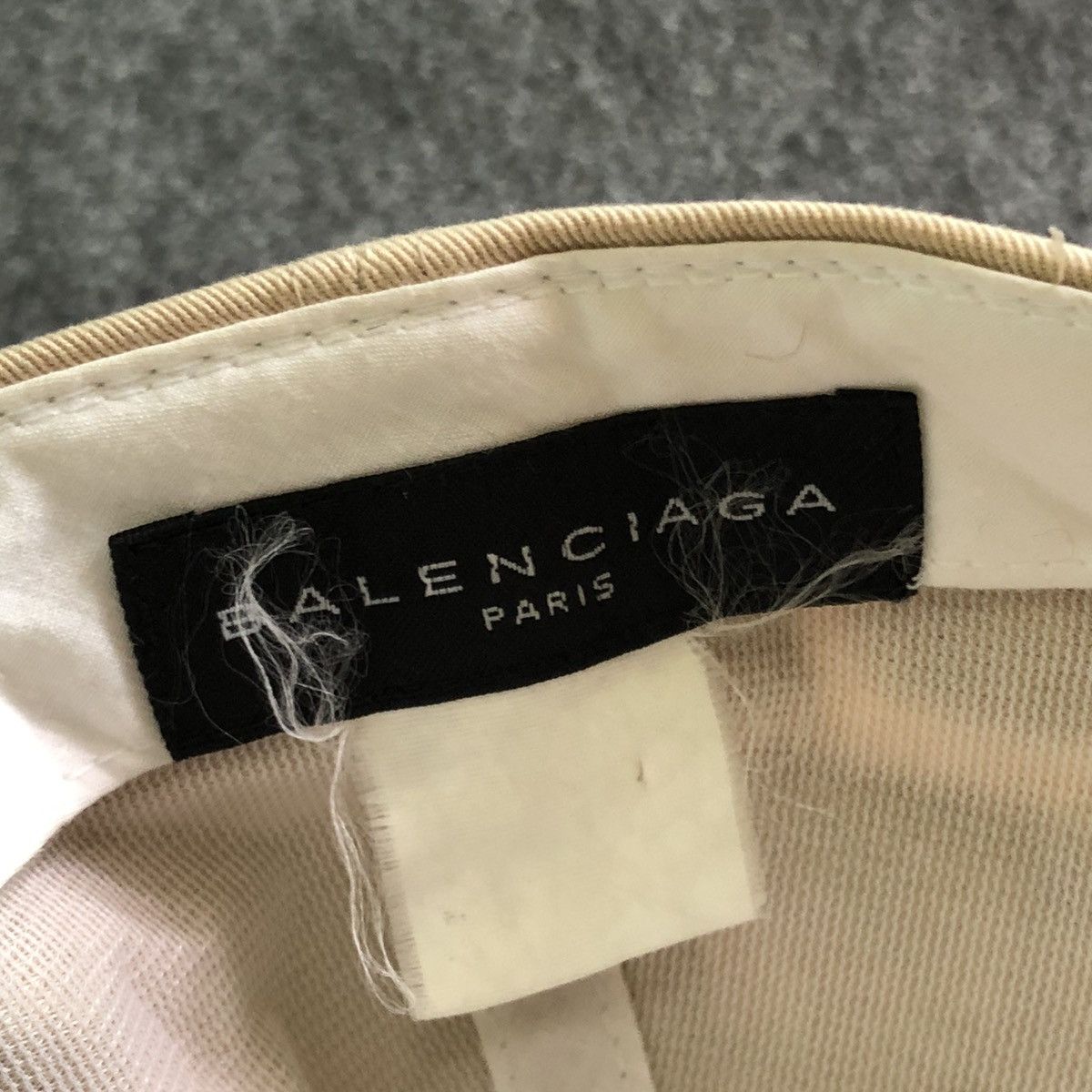 Balenciaga × Vintage Vintage 90s Balenciaga Paris Caps/Hat Big Script Logo Size ONE SIZE - 7 Thumbnail