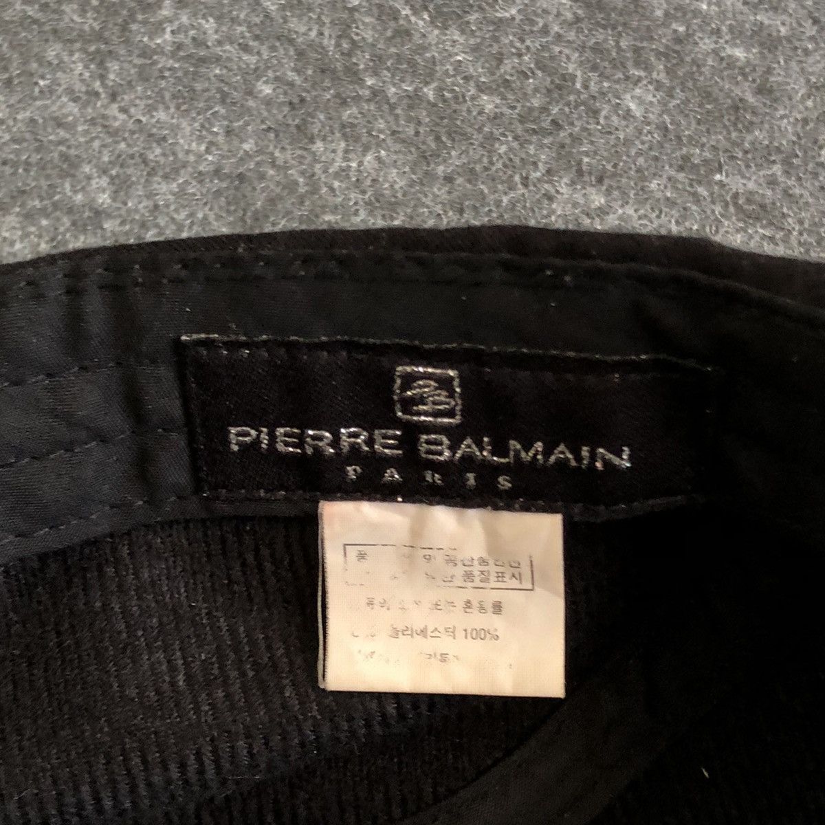 Pierre Balmain × Vintage Vintage Pierre Balmain Paris Big Logo Hats/Caps Size ONE SIZE - 9 Thumbnail