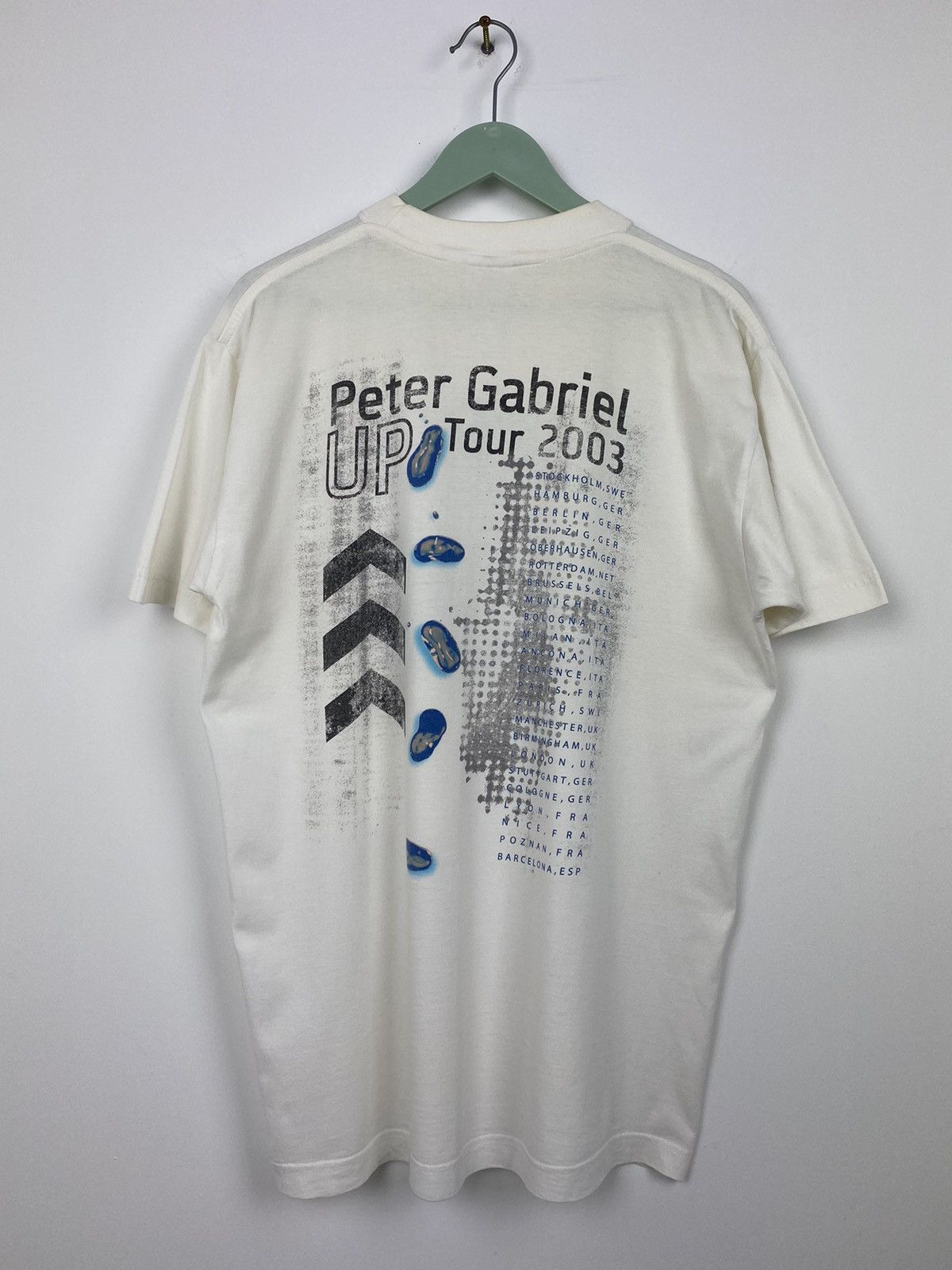 Band Tees Vintage Peter Gabriel 2003 T Shirt Genesis Led Zeppelin Size US L / EU 52-54 / 3 - 10 Thumbnail