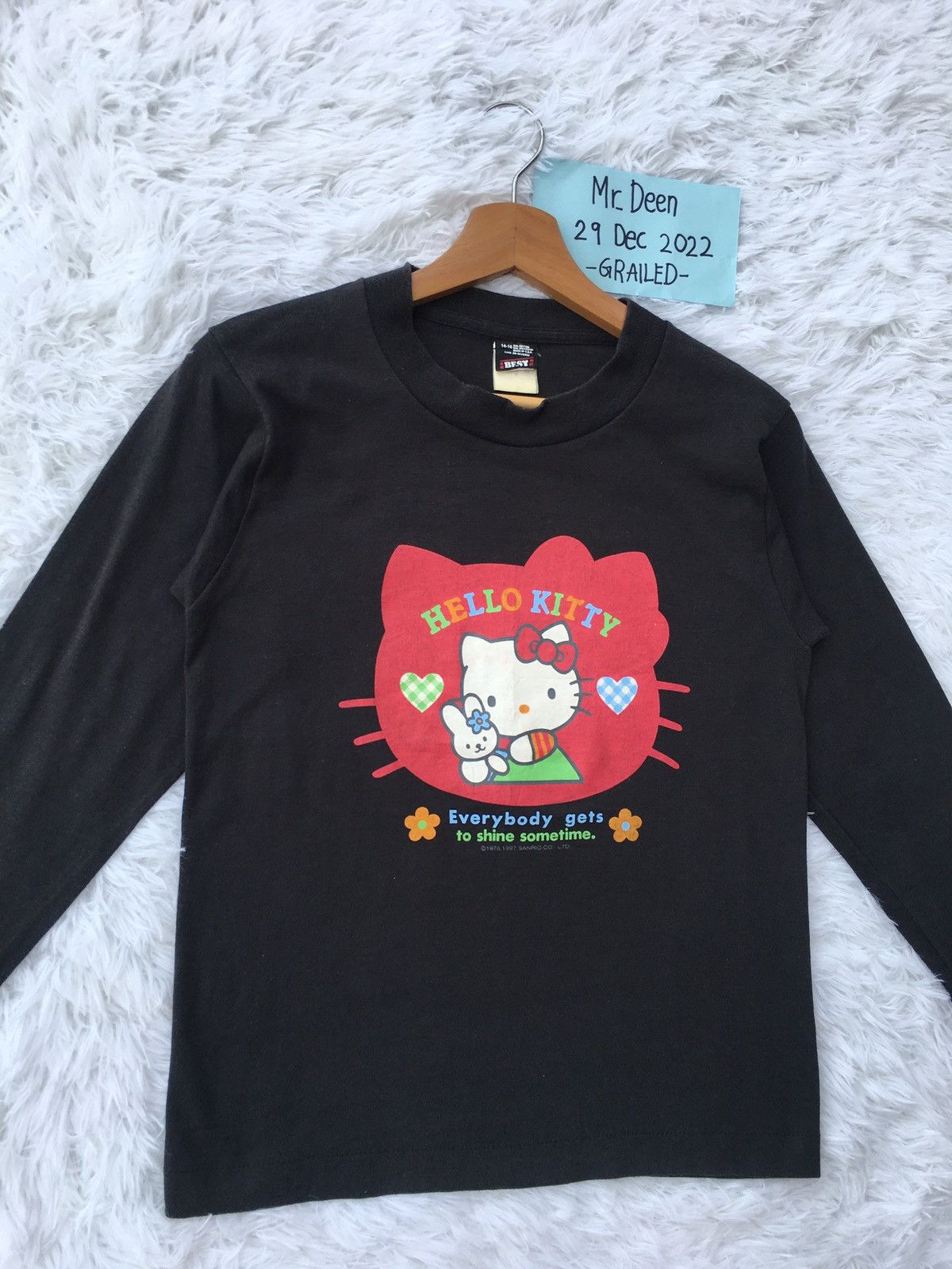 Disney Rare Vintage 90s Hello Kitty Longsleeve Shirt Size XS / US 0-2 / IT 36-38 - 4 Thumbnail