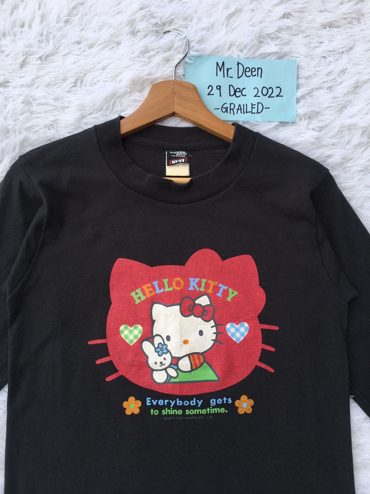 Disney Rare Vintage 90s Hello Kitty Longsleeve Shirt Size XS / US 0-2 / IT 36-38 - 1 Thumbnail