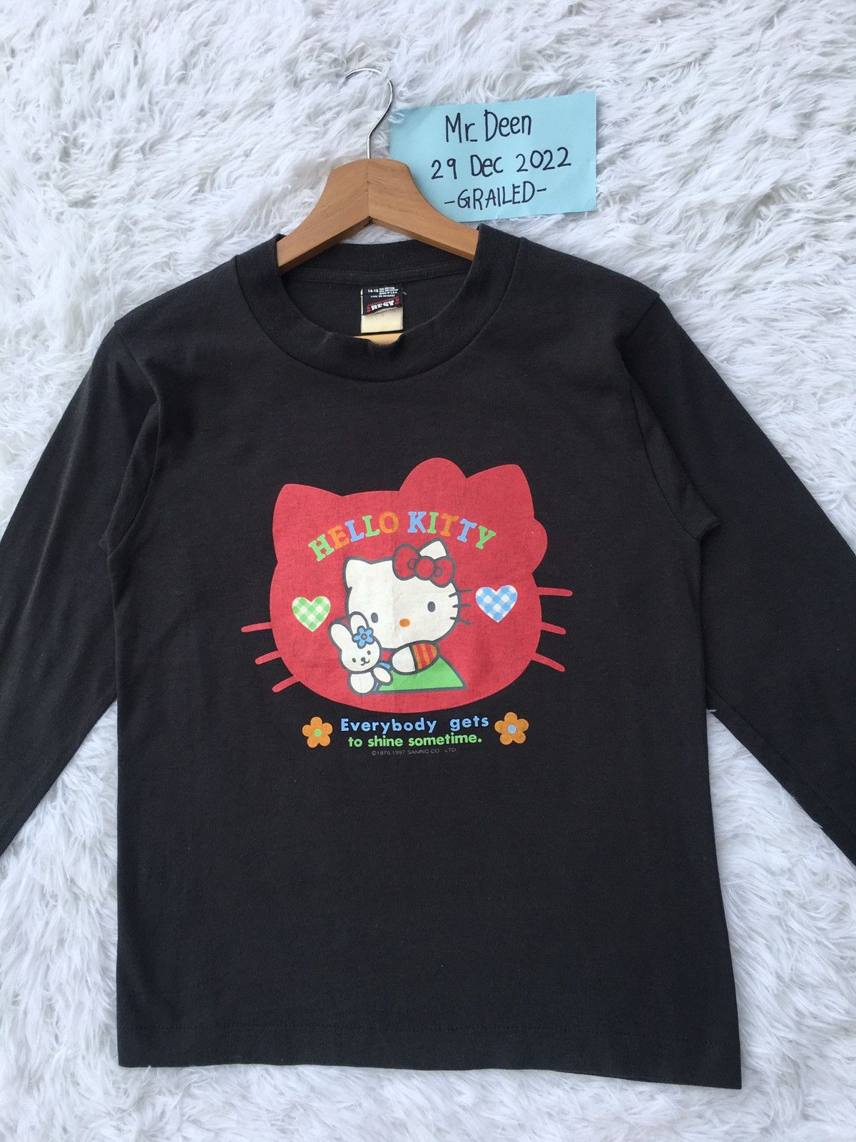 Disney Rare Vintage 90s Hello Kitty Longsleeve Shirt Size XS / US 0-2 / IT 36-38 - 5 Thumbnail