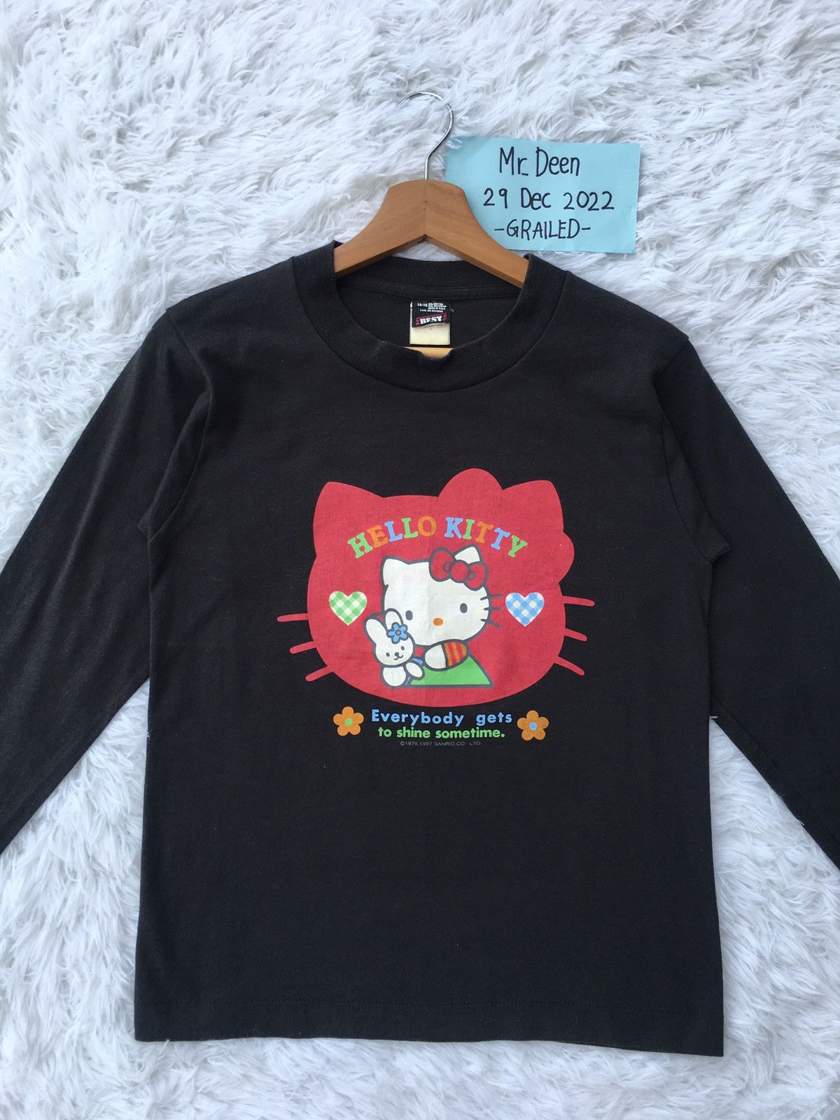 Disney Rare Vintage 90s Hello Kitty Longsleeve Shirt Size XS / US 0-2 / IT 36-38 - 3 Thumbnail