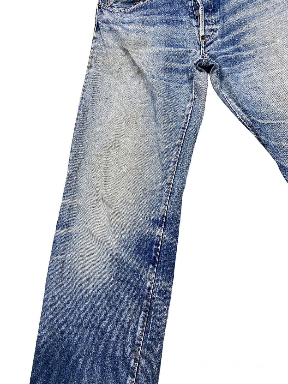 Hysteric Glamour JAPAN BRAND ACOUSTIC DISTRESS DENIM WITH NATURAL FADED Size US 33 - 3 Thumbnail