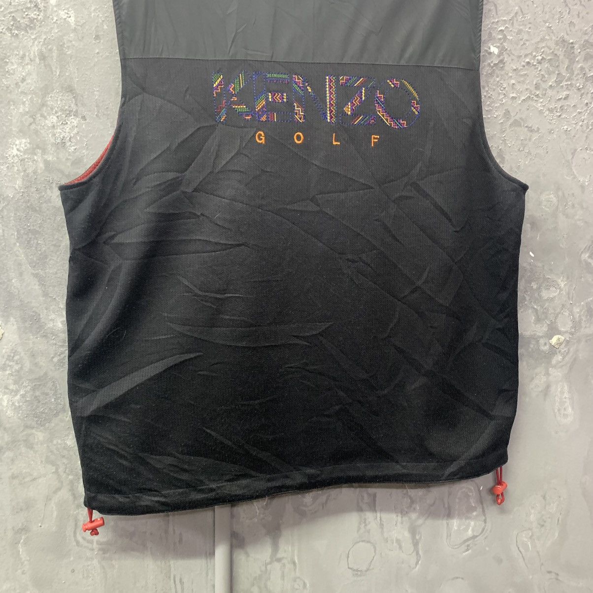 Kenzo Vintage kenzo Golf Embroidered Spell out Vest Size US M / EU 48-50 / 2 - 10 Thumbnail