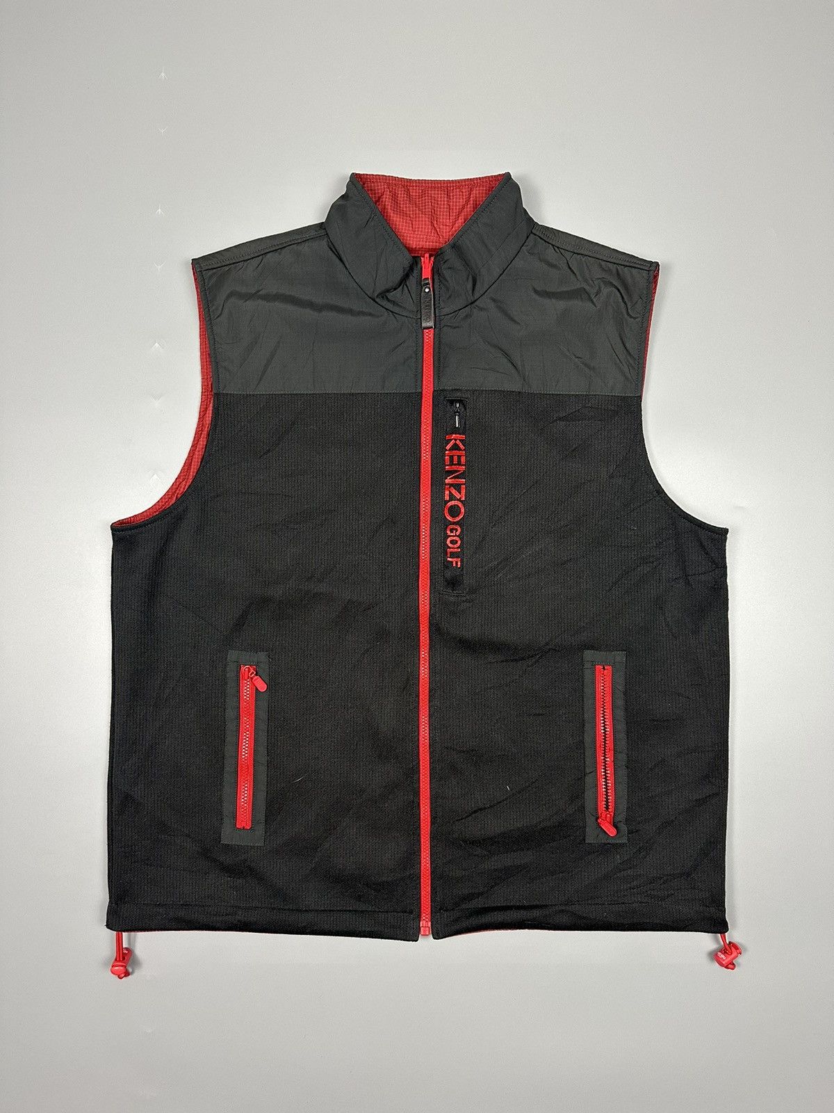 Kenzo Vintage kenzo Golf Embroidered Spell out Vest Size US M / EU 48-50 / 2 - 2 Thumbnail