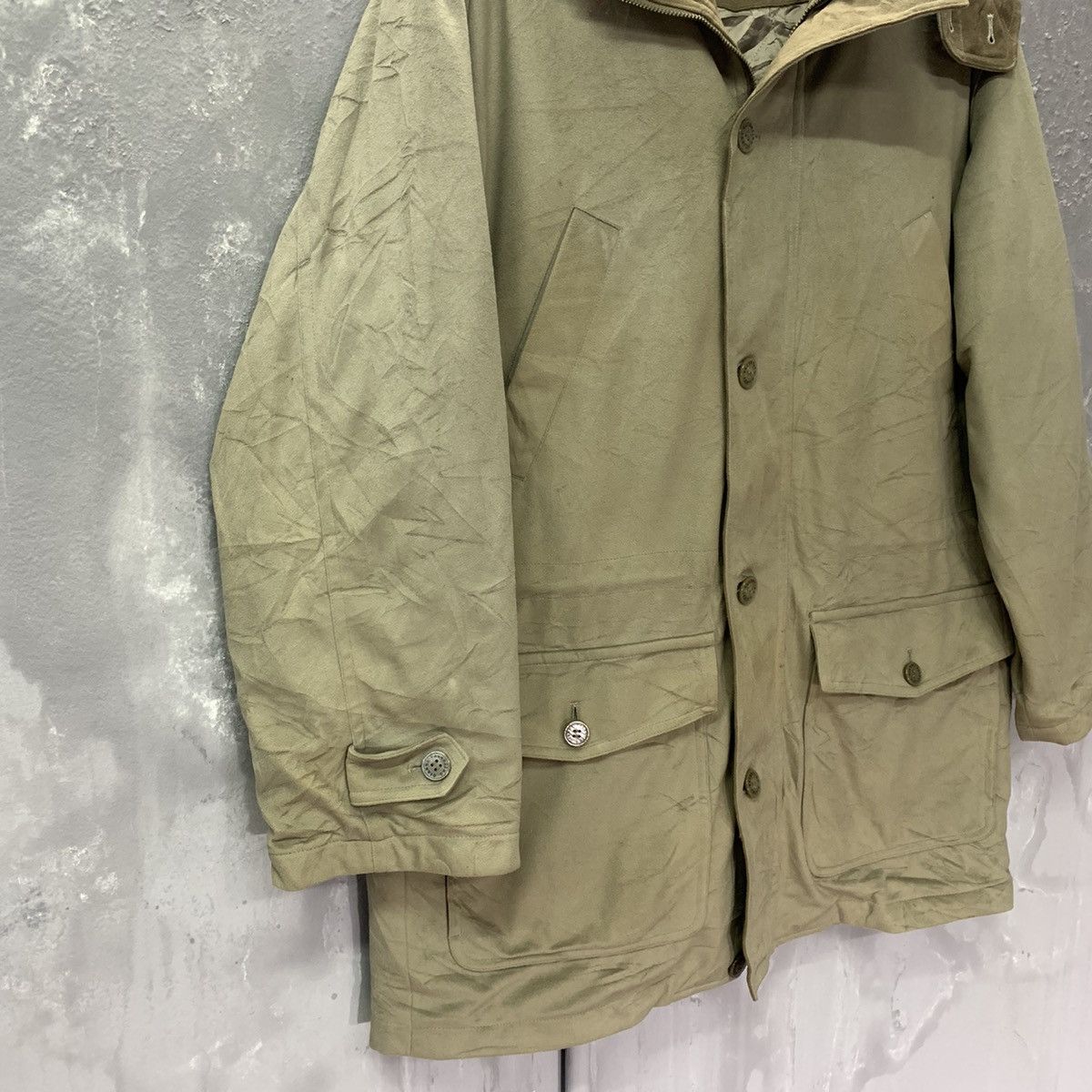 Giovanni Valentino Vintage Gianni Valentino Velvet Parka Jacket Size US XXL / EU 58 / 5 - 6 Thumbnail