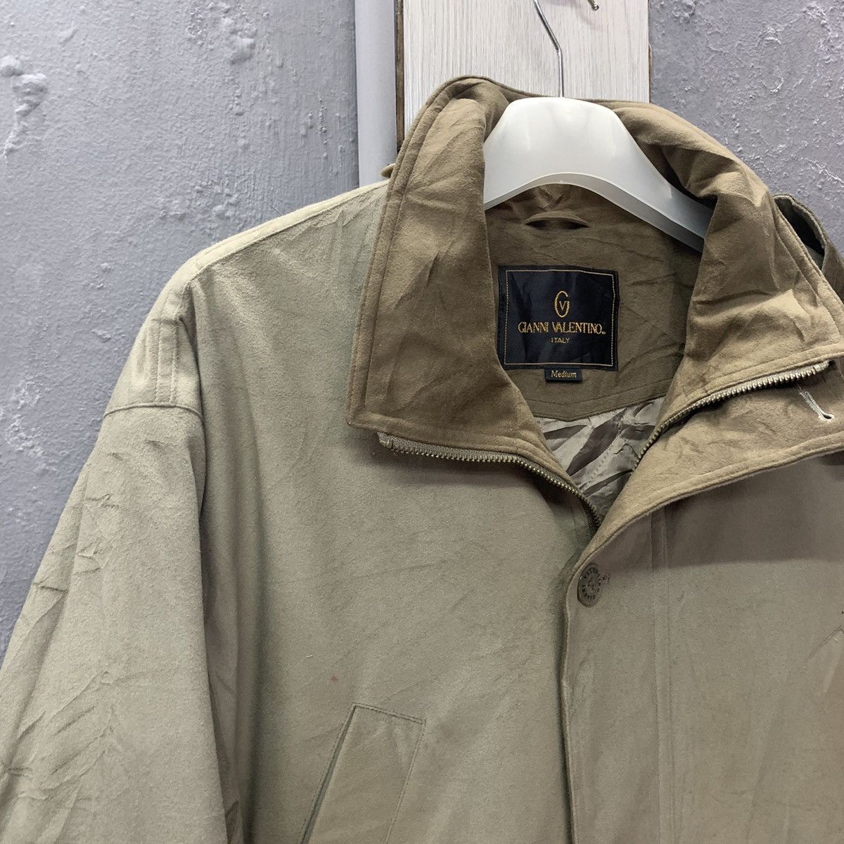 Giovanni Valentino Vintage Gianni Valentino Velvet Parka Jacket Size US XXL / EU 58 / 5 - 7 Thumbnail