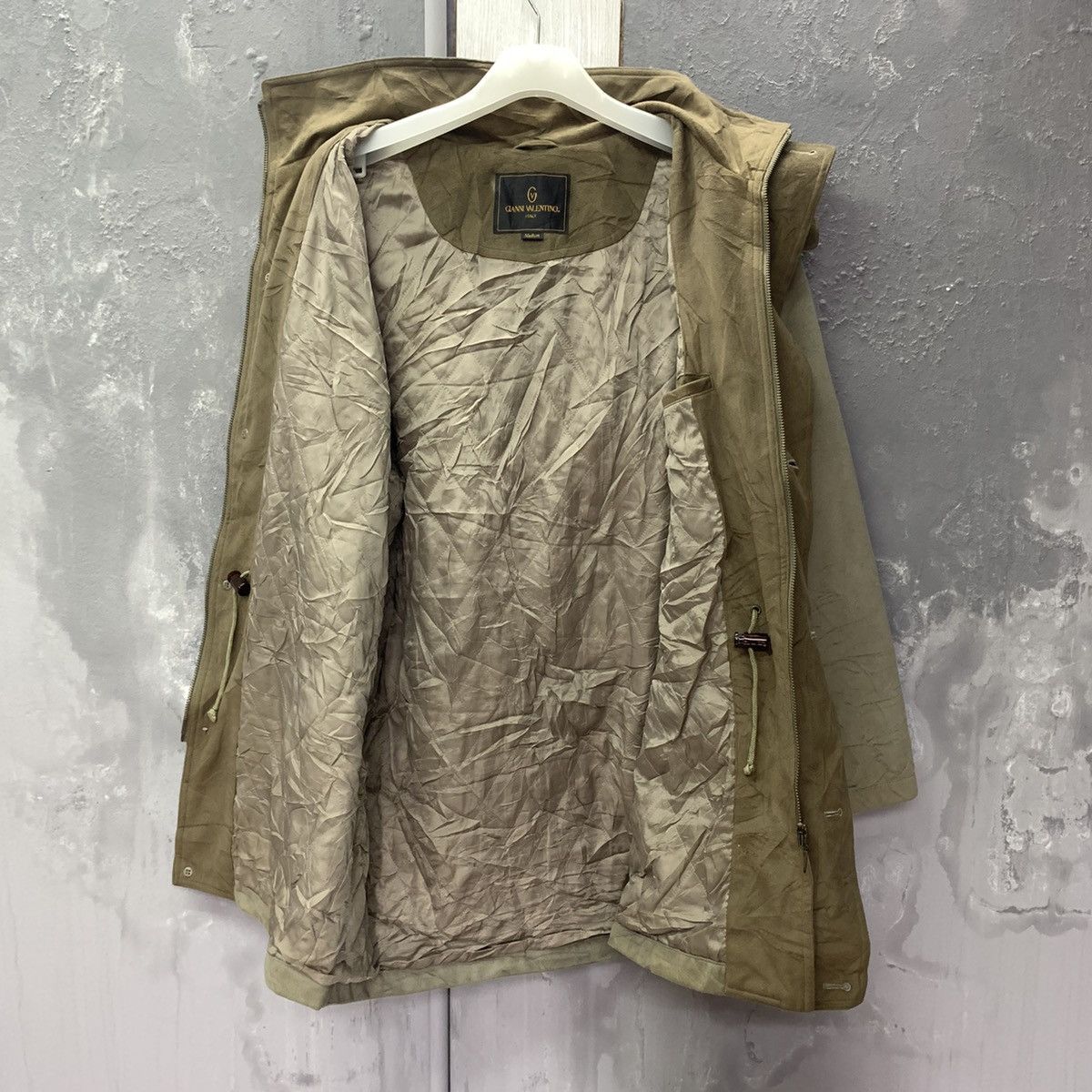 Giovanni Valentino Vintage Gianni Valentino Velvet Parka Jacket Size US XXL / EU 58 / 5 - 10 Thumbnail