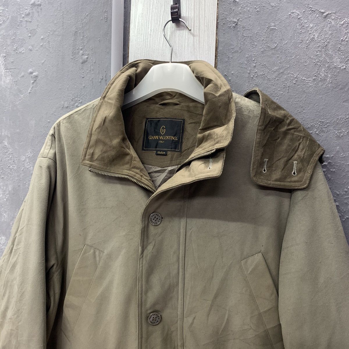 Giovanni Valentino Vintage Gianni Valentino Velvet Parka Jacket Size US XXL / EU 58 / 5 - 4 Thumbnail