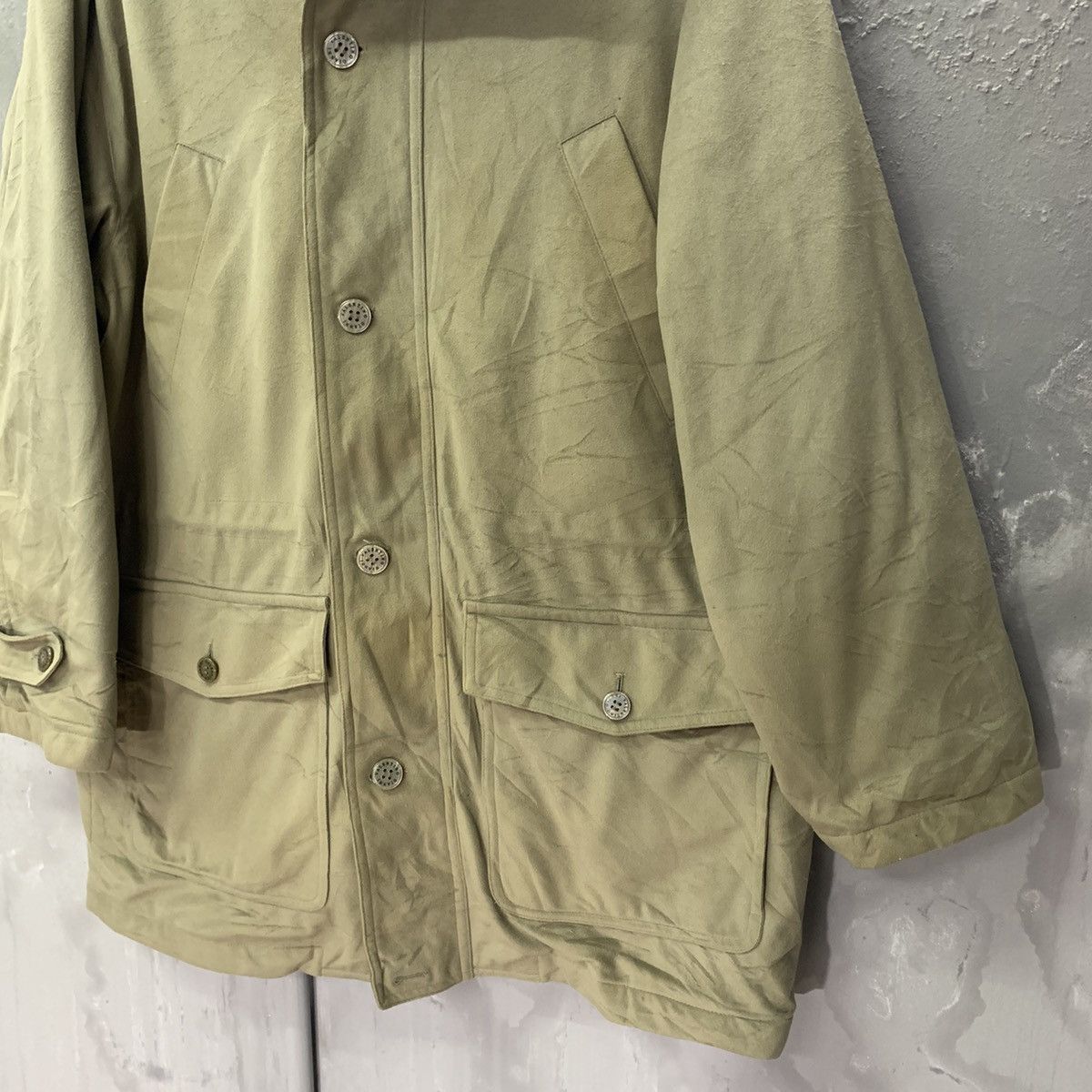 Giovanni Valentino Vintage Gianni Valentino Velvet Parka Jacket Size US XXL / EU 58 / 5 - 5 Thumbnail