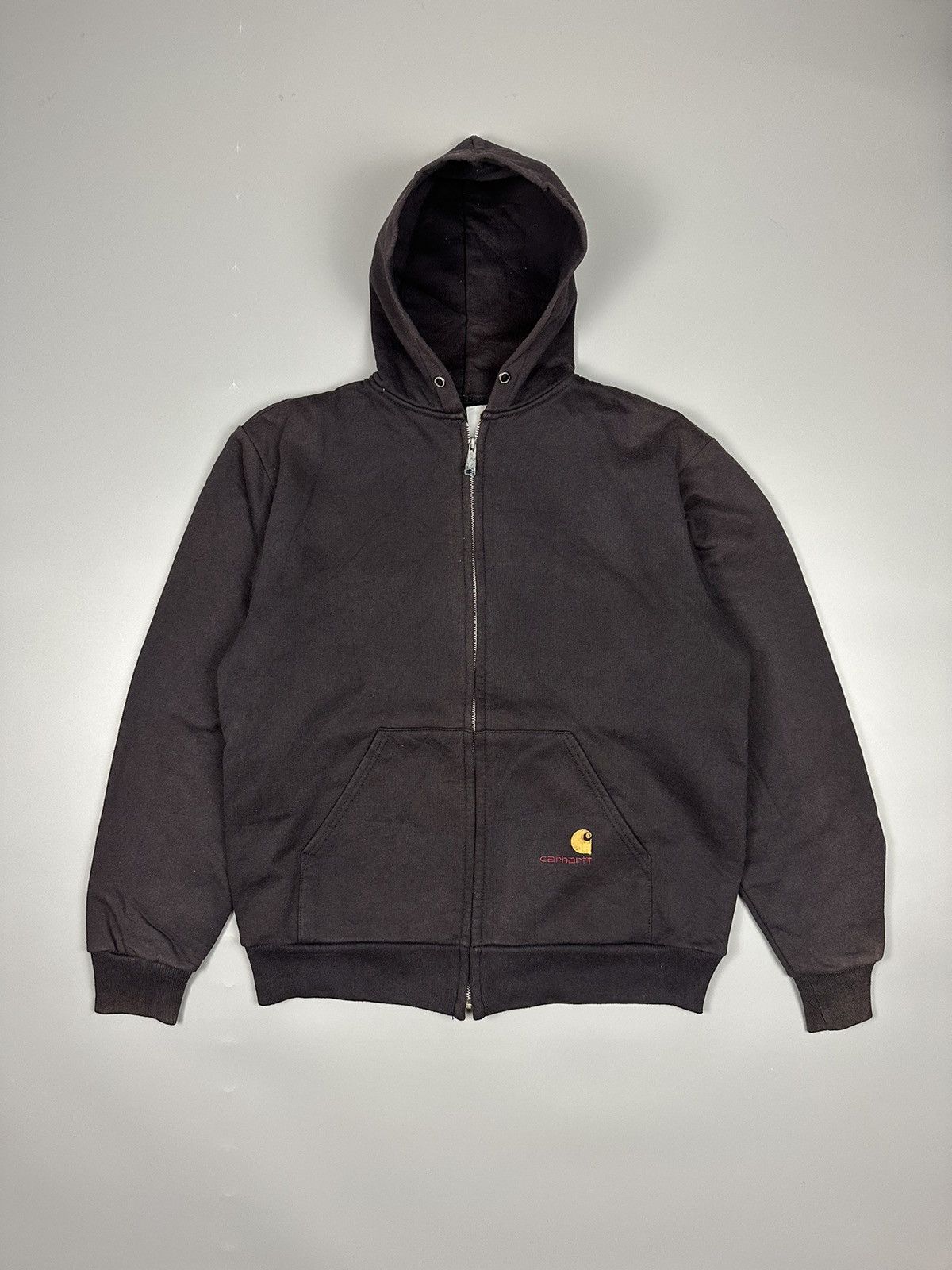 Carhartt × Vintage Vintage Carhartt Plain Hooded Sweater Size US XL / EU 56 / 4 - 1 Thumbnail