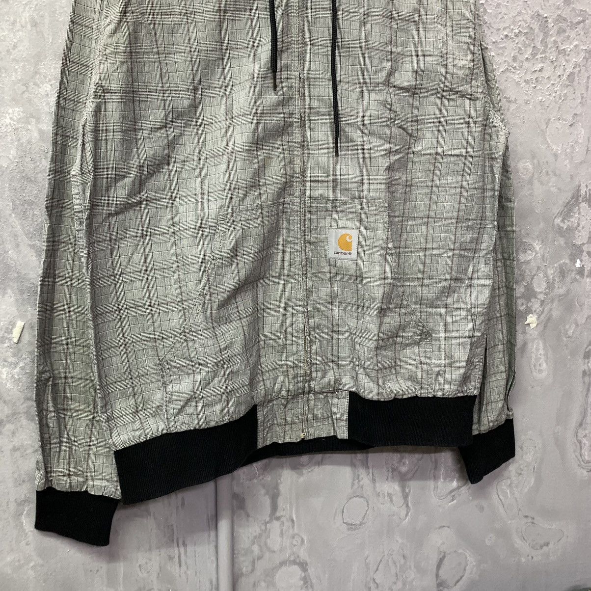 Carhartt × Carhartt Wip × Vintage Vintage Checkered Carhartt Active Hooded Jacket Size US XL / EU 56 / 4 - 4 Thumbnail