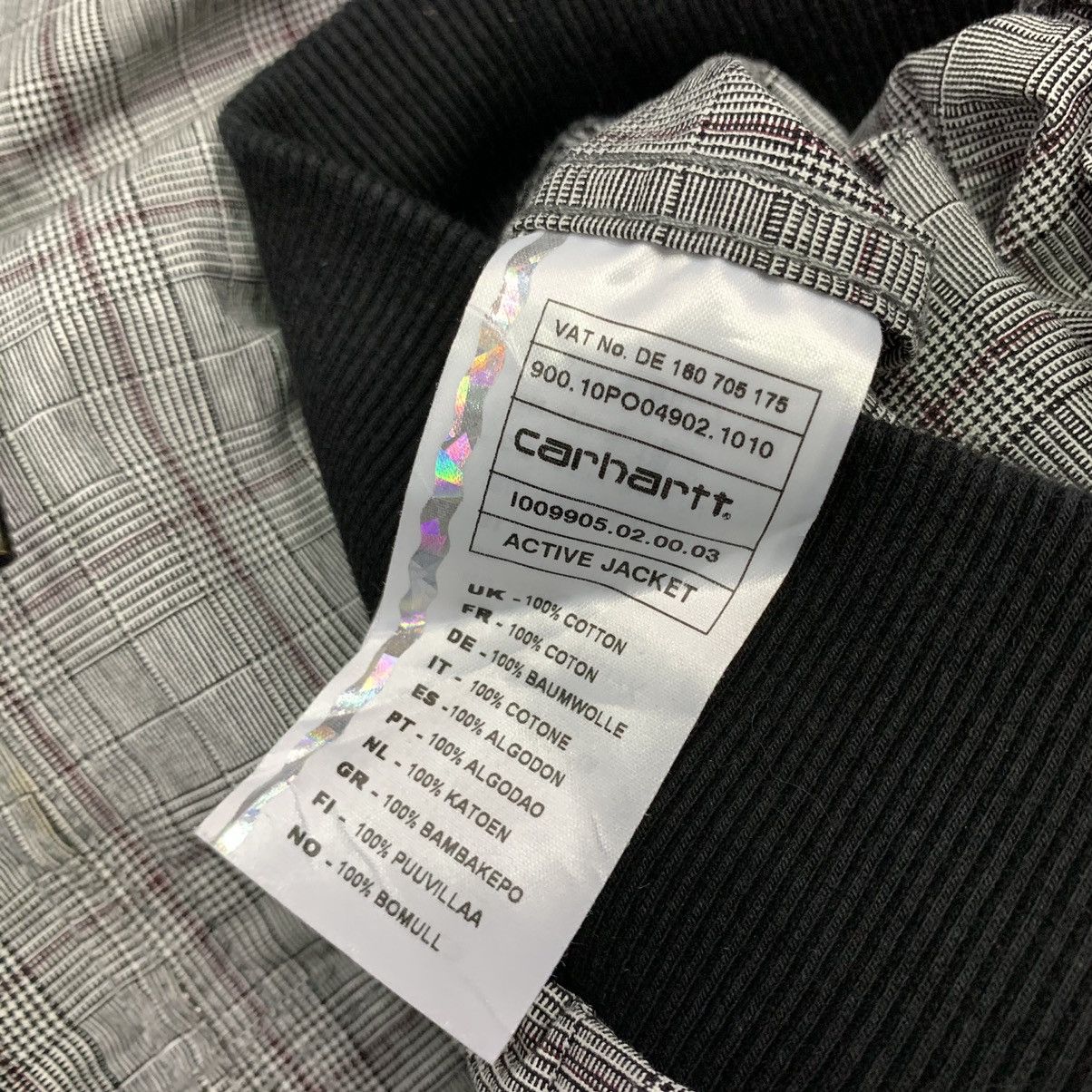 Carhartt × Carhartt Wip × Vintage Vintage Checkered Carhartt Active Hooded Jacket Size US XL / EU 56 / 4 - 9 Thumbnail