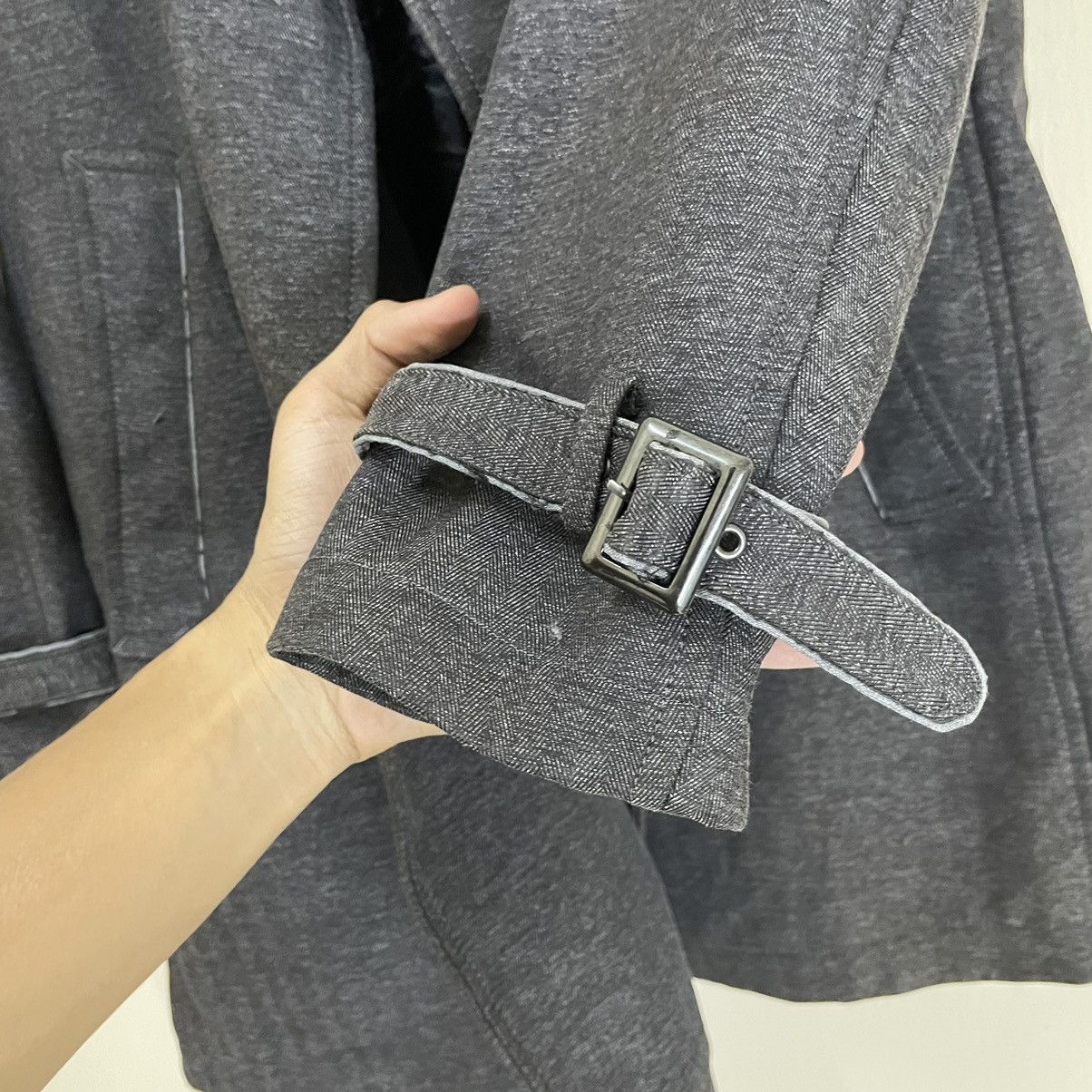Japanese Brand × Katharine Hamnett London 💥 Katharine Hamnett Light Parka Double Breasted Jacket Size US XL / EU 56 / 4 - 11 Thumbnail