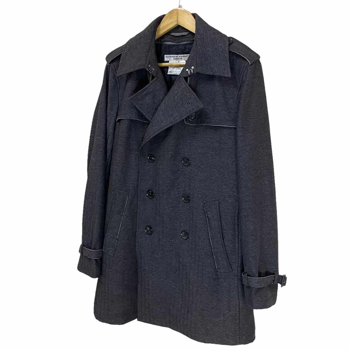 Japanese Brand × Katharine Hamnett London 💥 Katharine Hamnett Light Parka Double Breasted Jacket Size US XL / EU 56 / 4 - 2 Thumbnail