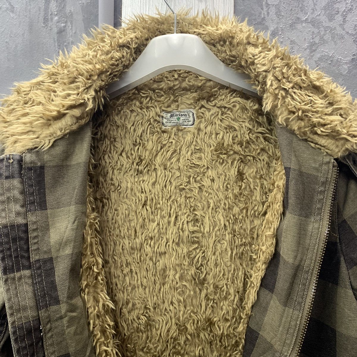 Vintage Checkered Men’s wool Plaid Rancher Jacket Size US L / EU 52-54 / 3 - 14 Thumbnail