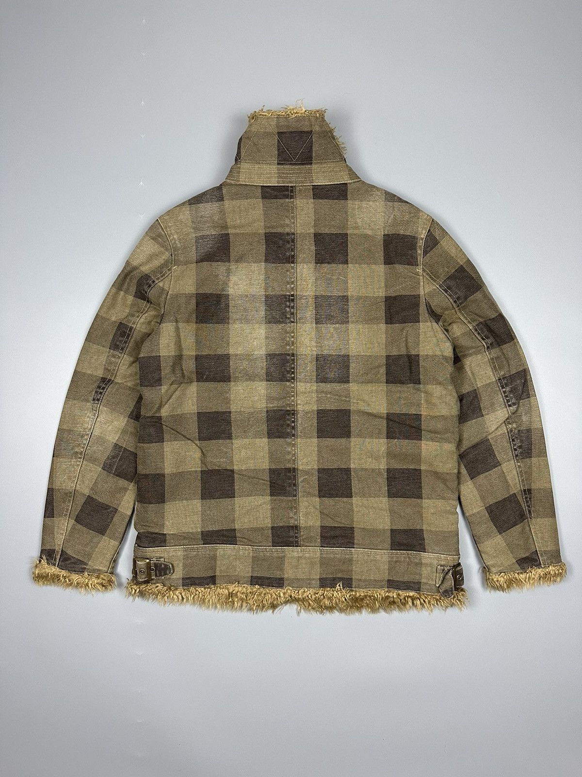 Vintage Checkered Men’s wool Plaid Rancher Jacket Size US L / EU 52-54 / 3 - 2 Thumbnail