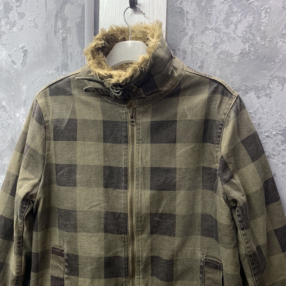 Vintage Checkered Men’s wool Plaid Rancher Jacket Size US L / EU 52-54 / 3 - 4 Thumbnail