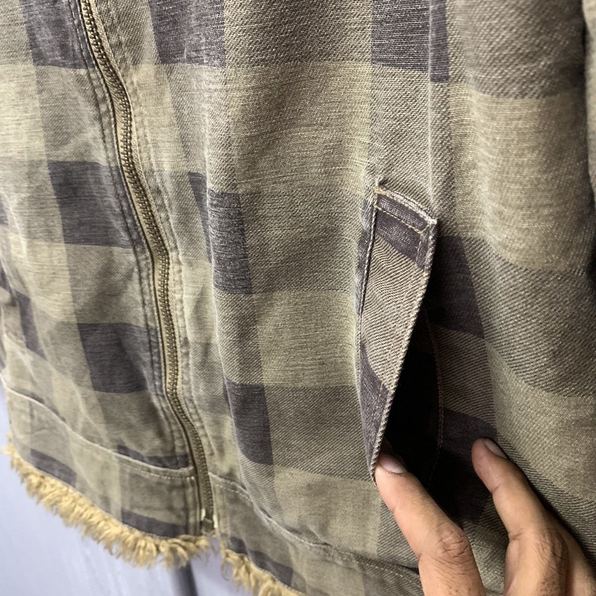 Vintage Checkered Men’s wool Plaid Rancher Jacket Size US L / EU 52-54 / 3 - 9 Thumbnail