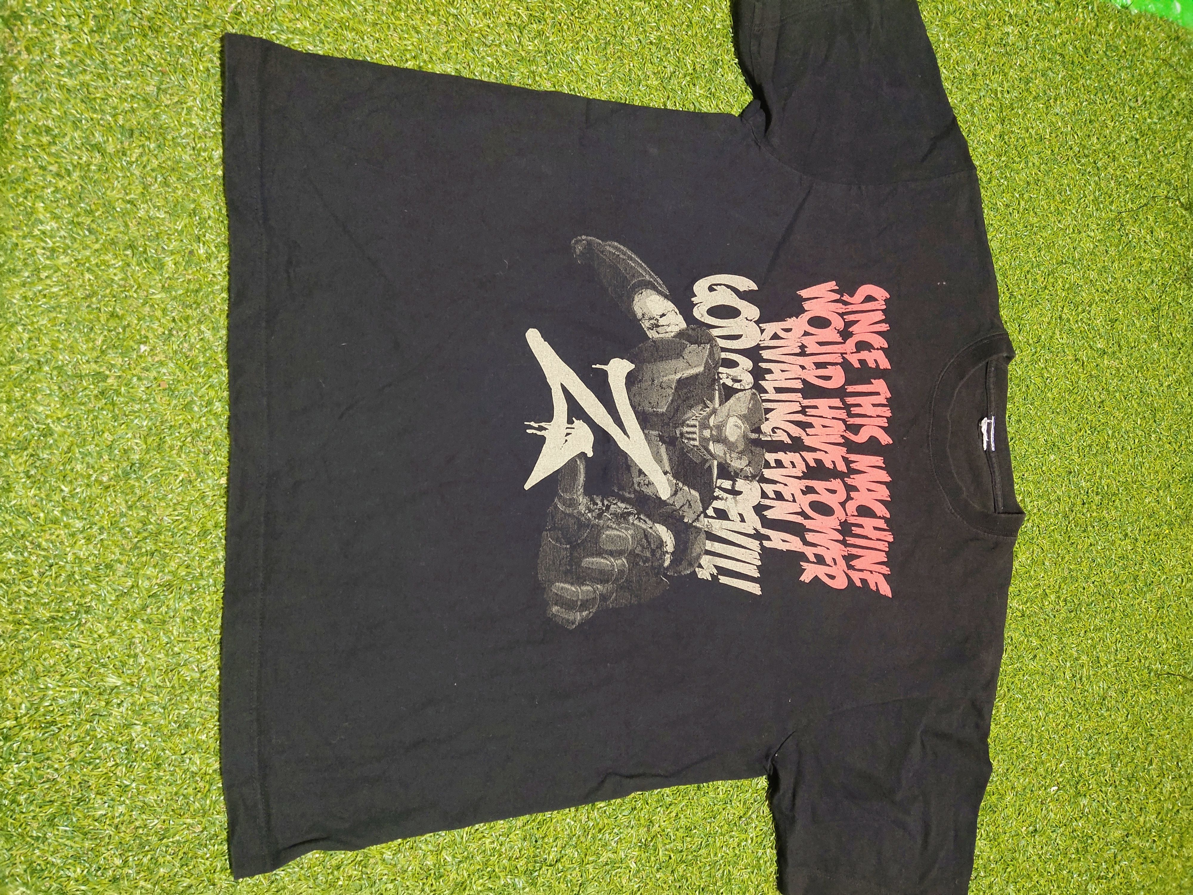 image of Anima x Movie Vintage Mazinger Z Devilman Anime Movie in Faded Black, Men's (Size XL)