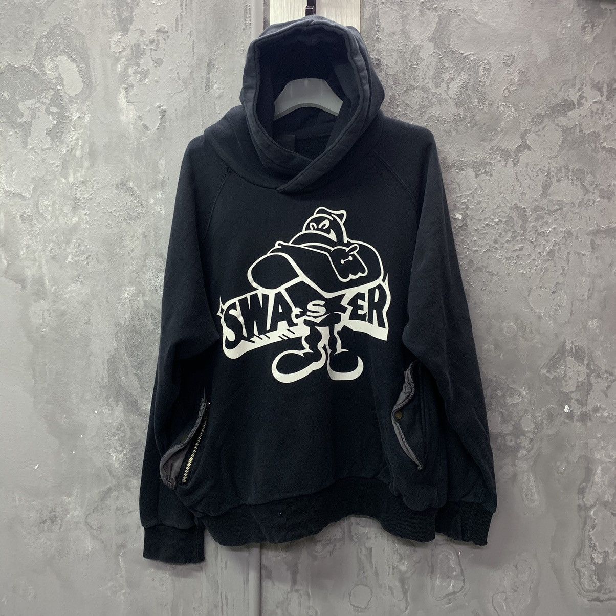 Japanese Brand × Vintage Vintage Swagger Big Logo Hooded Size US XXL / EU 58 / 5 - 3 Thumbnail