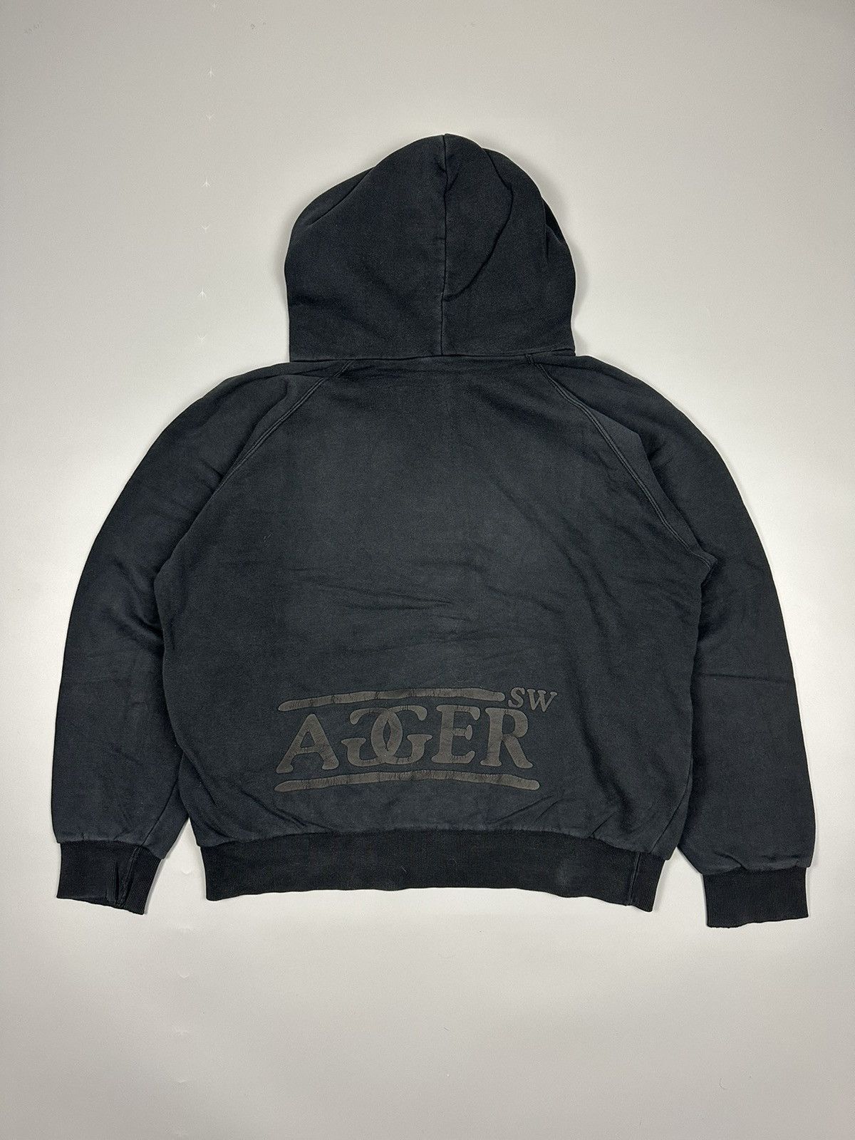 Japanese Brand × Vintage Vintage Swagger Big Logo Hooded Size US XXL / EU 58 / 5 - 2 Thumbnail