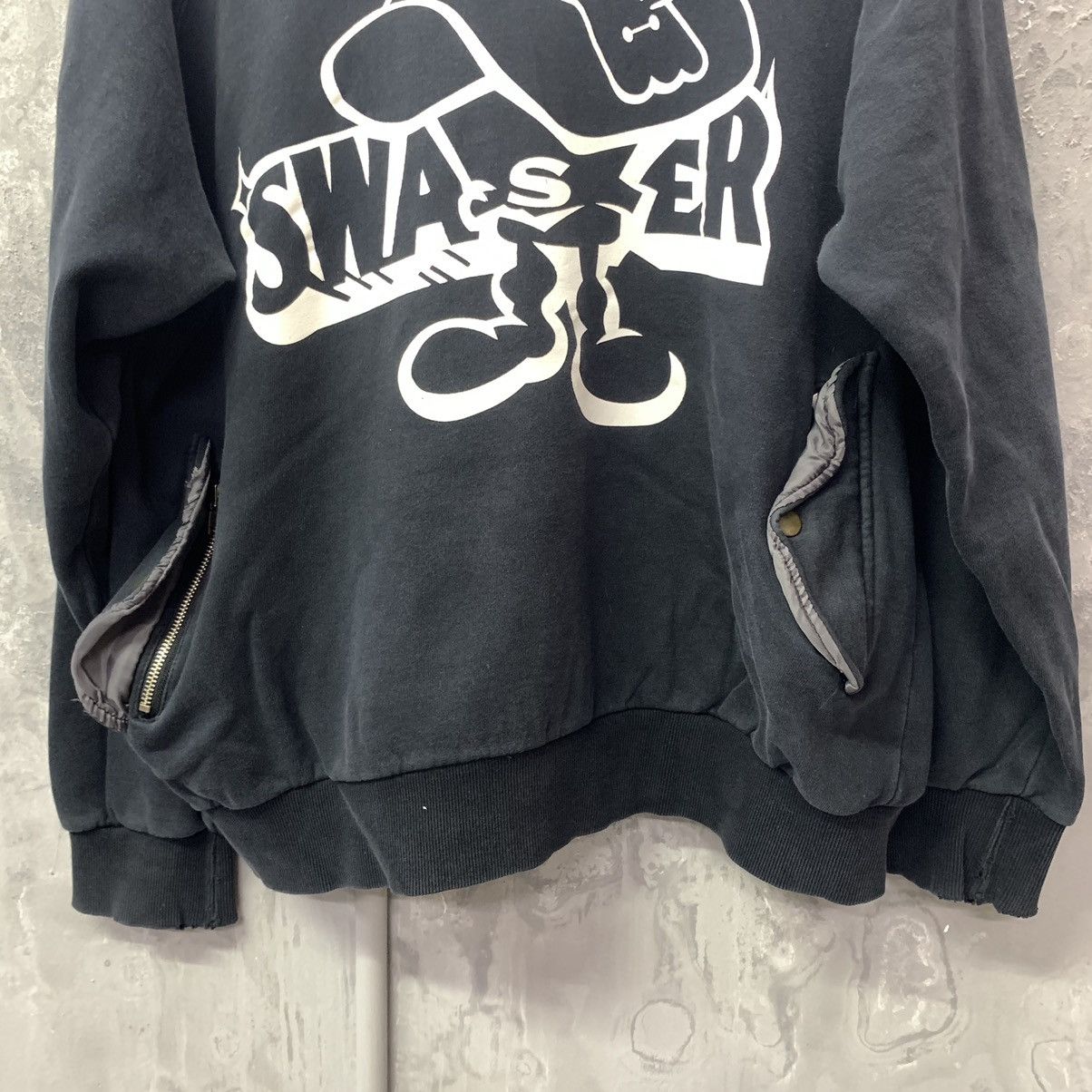 Japanese Brand × Vintage Vintage Swagger Big Logo Hooded Size US XXL / EU 58 / 5 - 5 Thumbnail