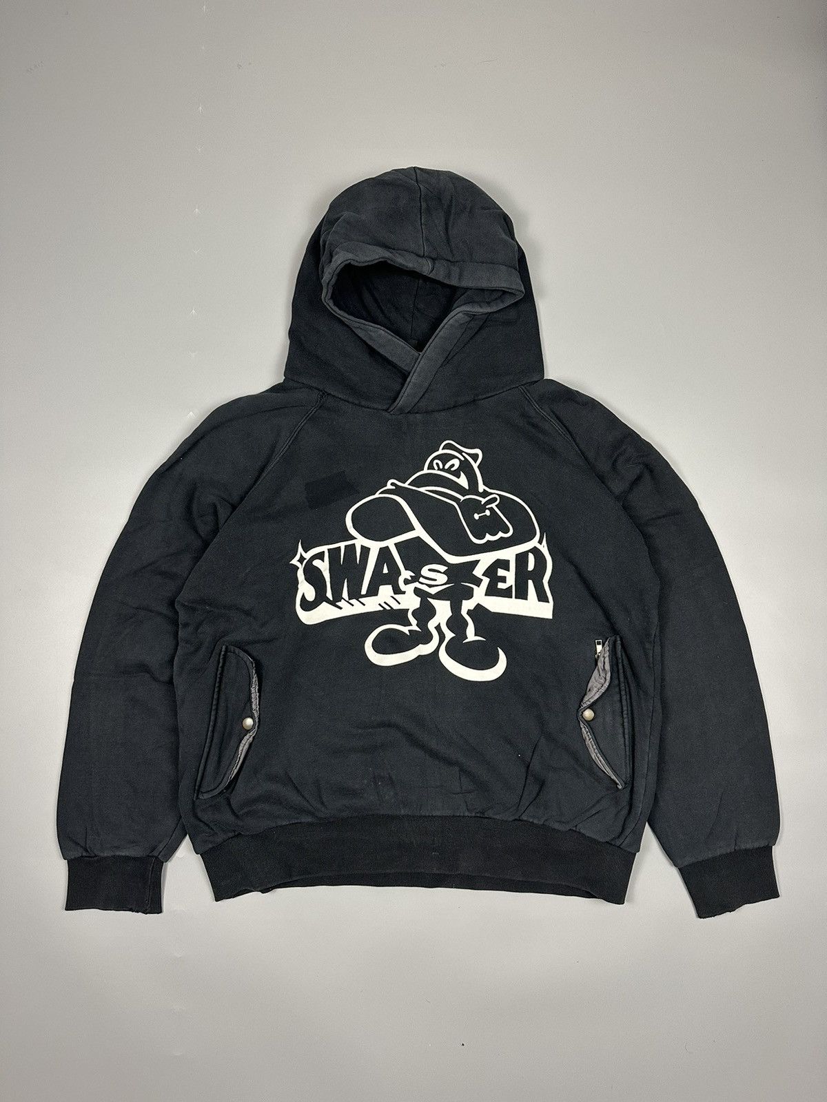 Japanese Brand × Vintage Vintage Swagger Big Logo Hooded Size US XXL / EU 58 / 5 - 1 Thumbnail