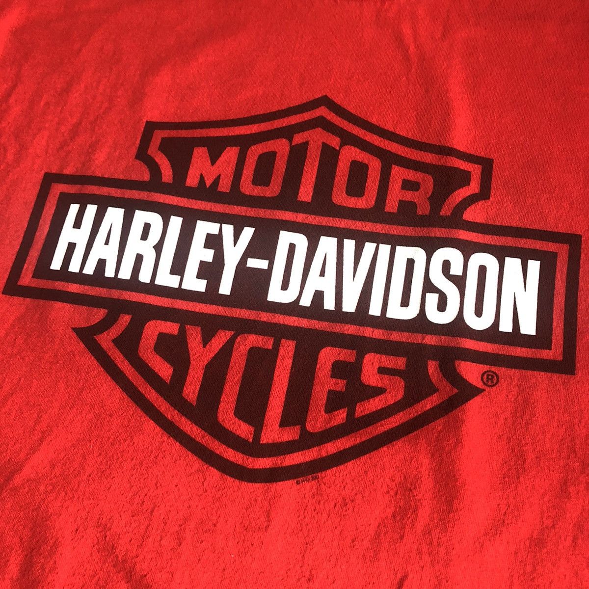 Harley Davidson Vintage 2000s Harley Davidson Tilley Train Graphic Logo Tee Size US M / EU 48-50 / 2 - 6 Thumbnail